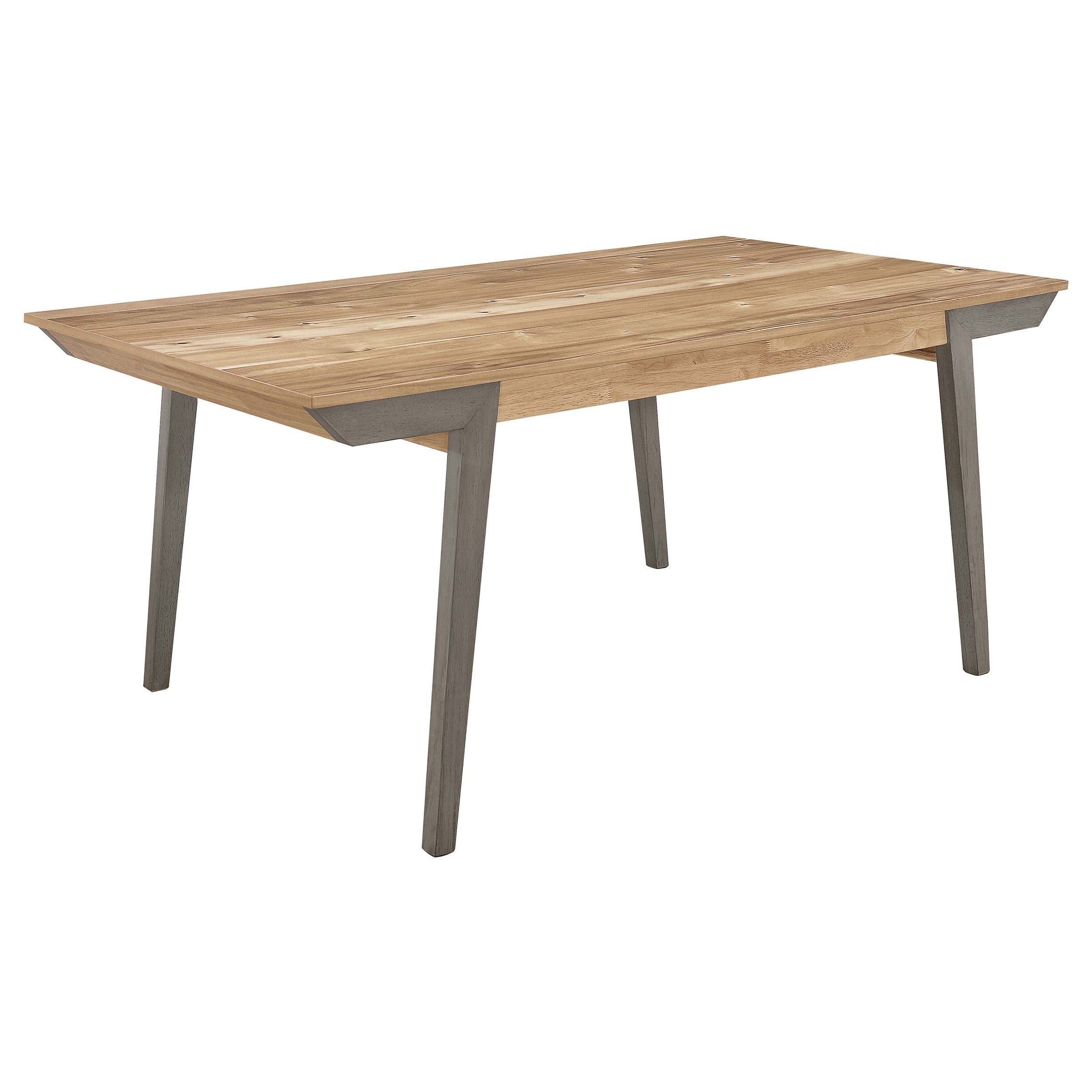 Nogales  Rectangular Dining Table Set Coastal Grey