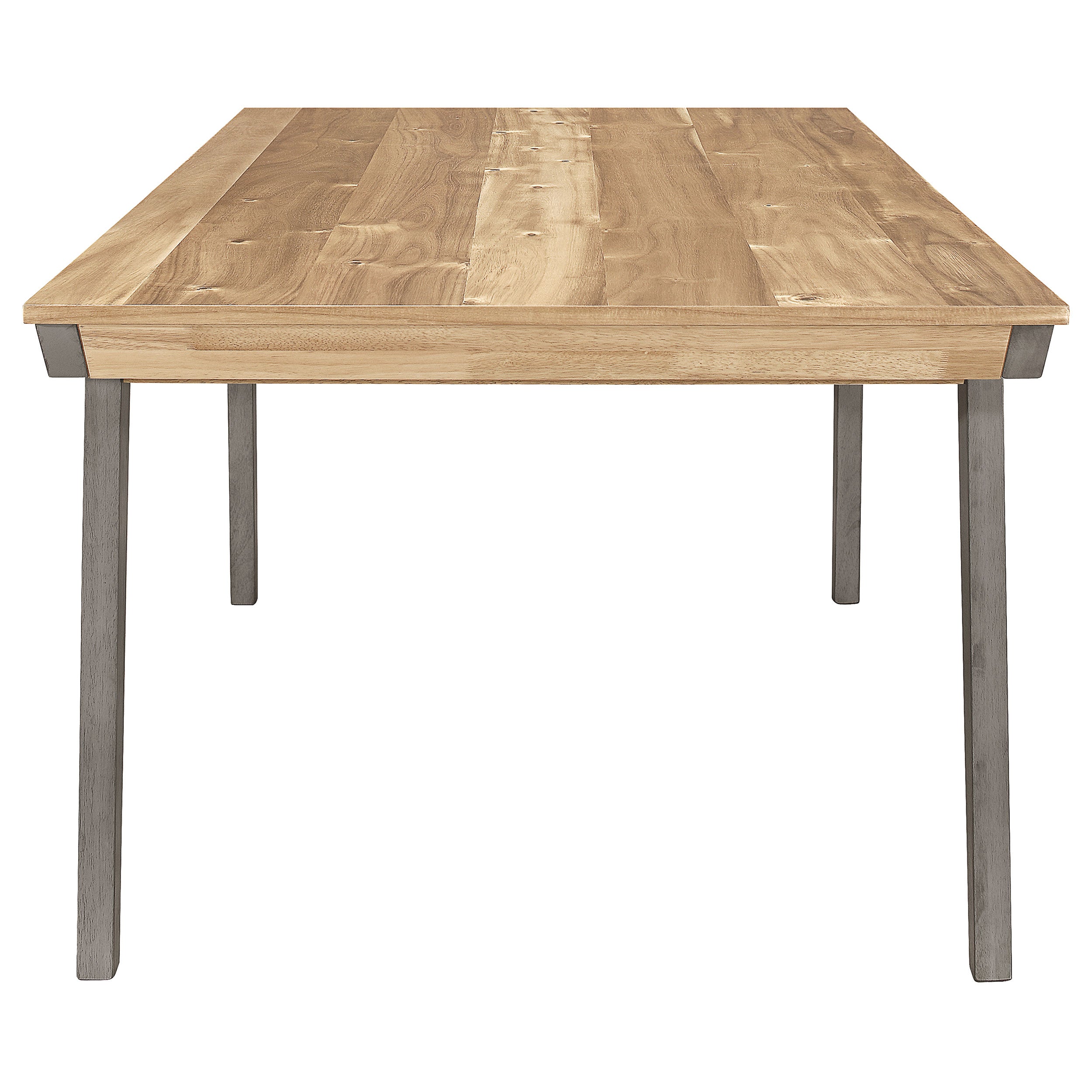 Nogales  Rectangular Dining Table Set Coastal Grey