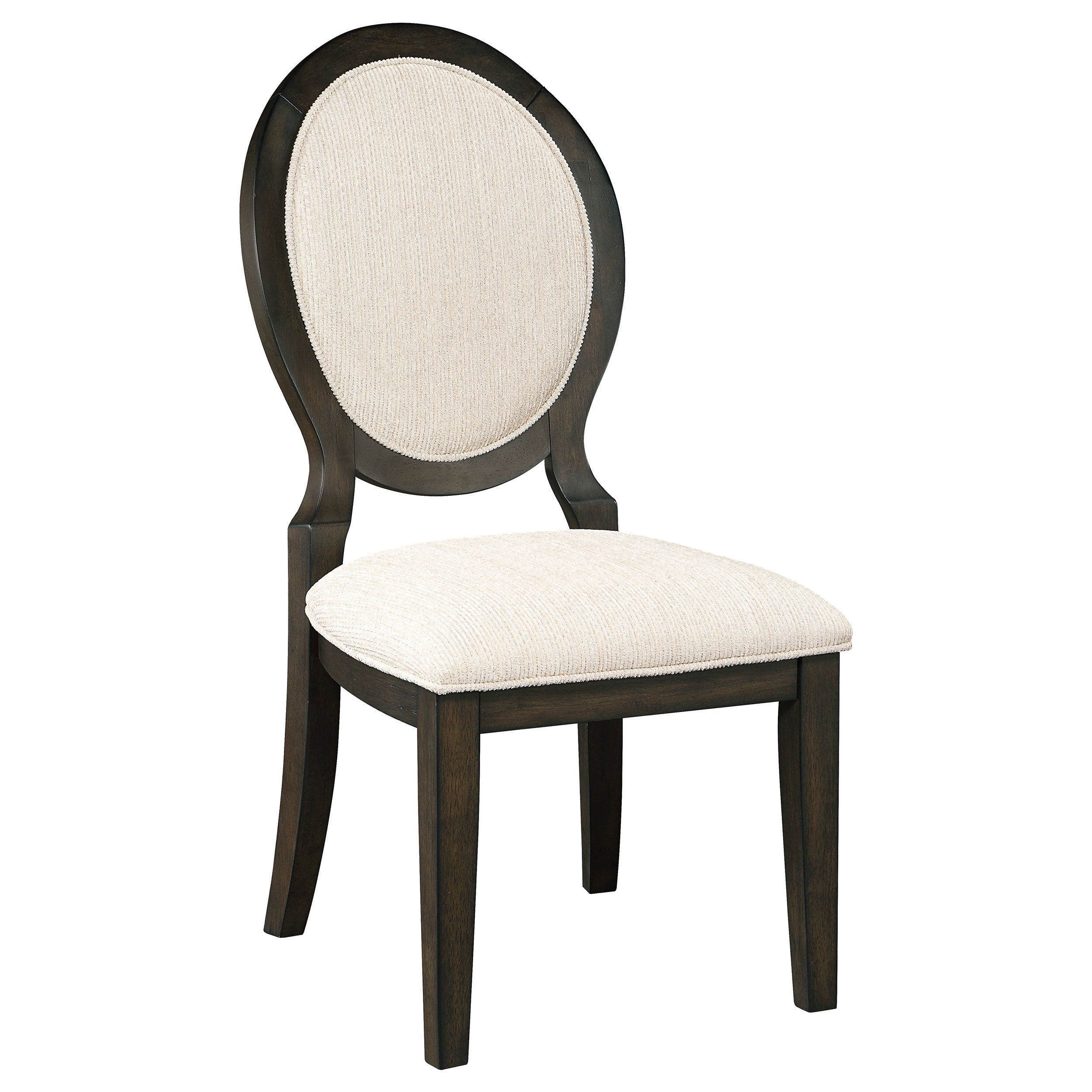 Twyla  60-inch Round Wood Dining Table Set Dark Cocoa