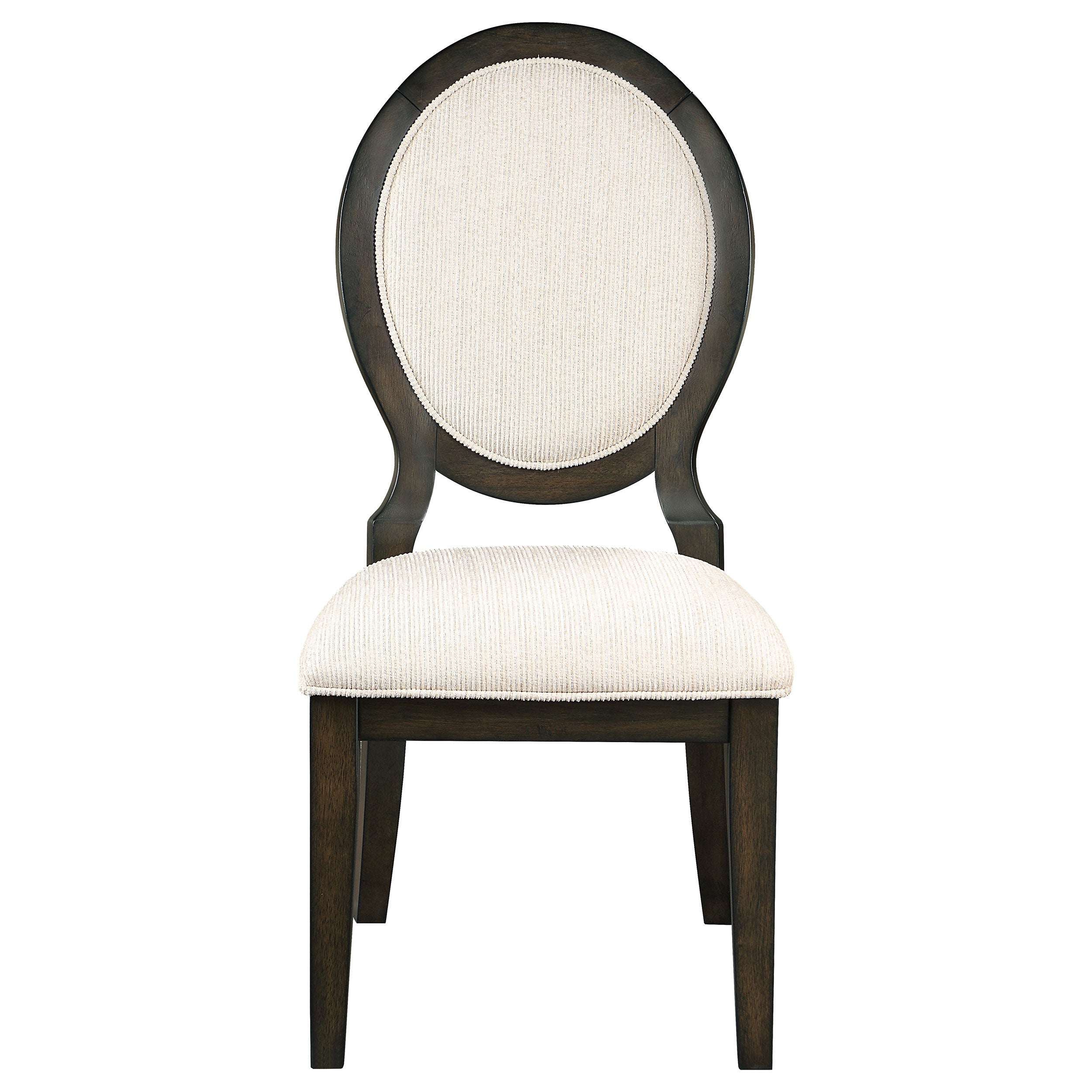 Twyla  60-inch Round Wood Dining Table Set Dark Cocoa