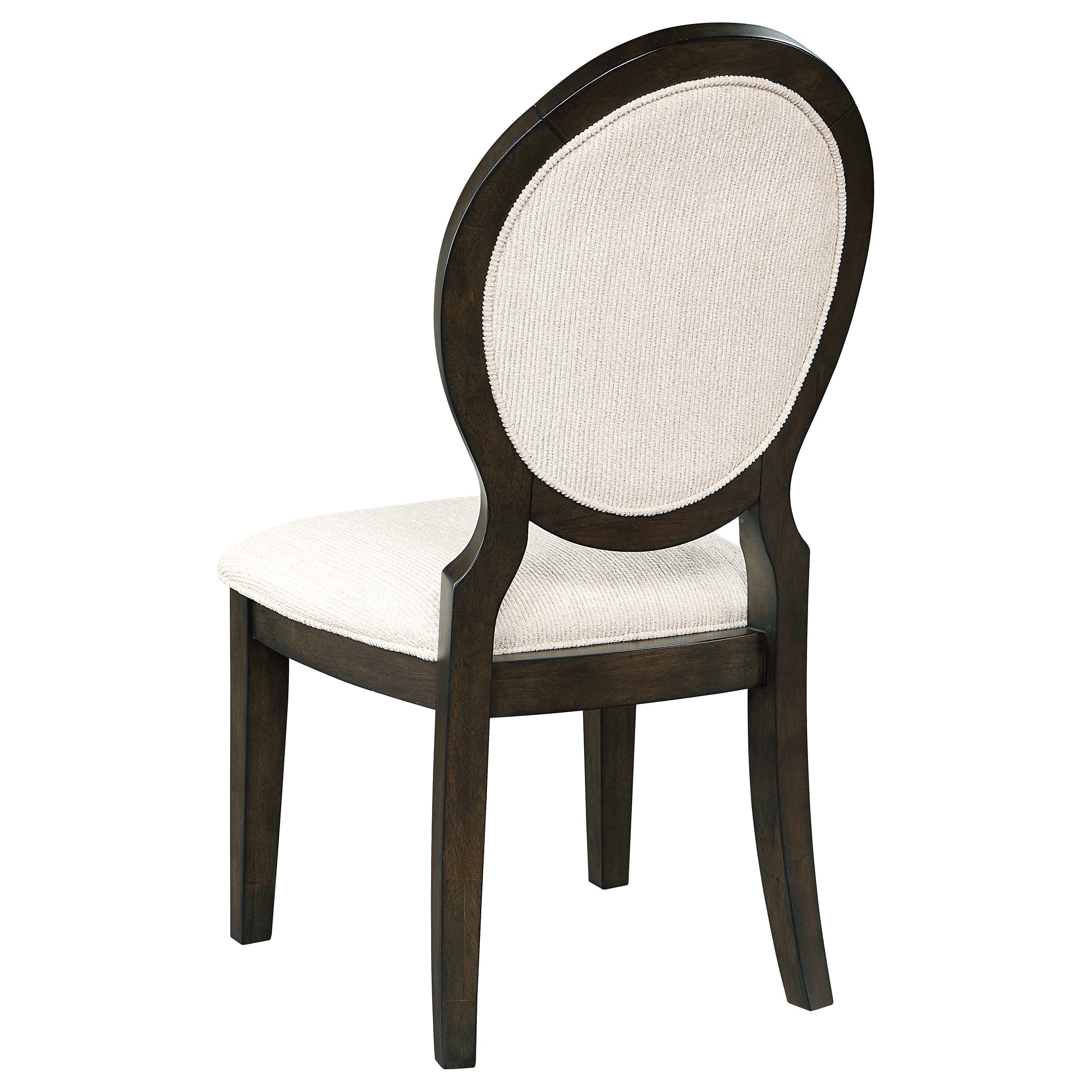 Twyla  60-inch Round Wood Dining Table Set Dark Cocoa