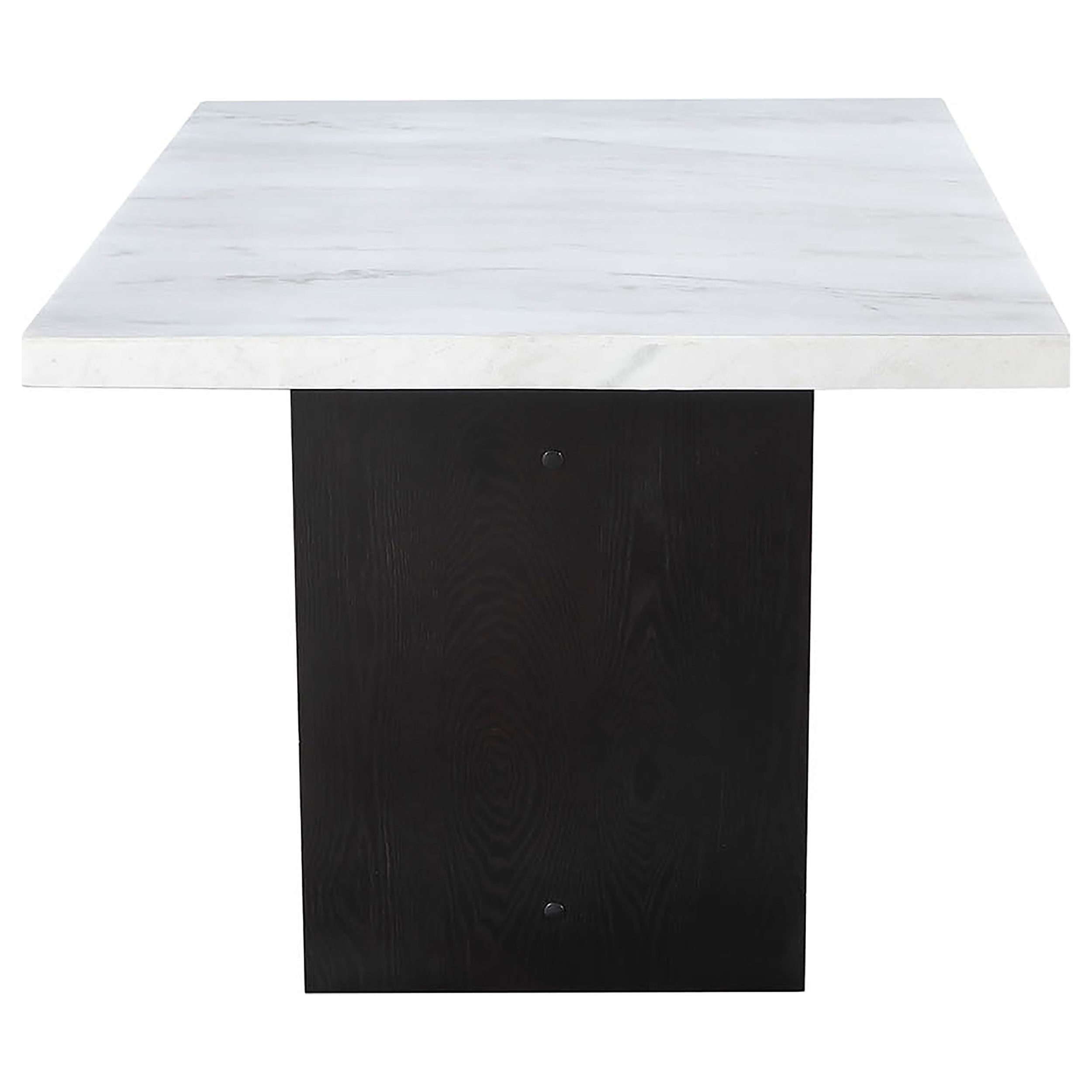 Sherry  Rectangular Marble Top Dining Table Set Brown