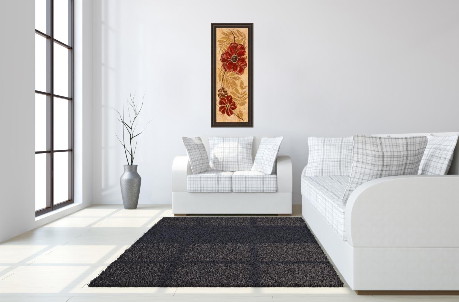 Touch Of Honey I By Maria Donovan 18X42 Framed Print
