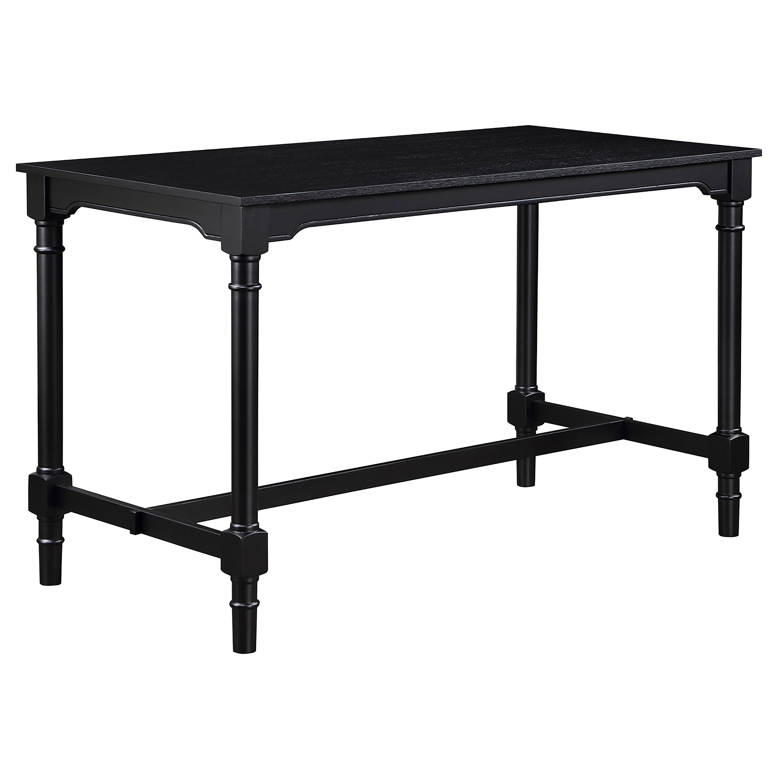Martina  Rectangular Counter Height Dining Set Black