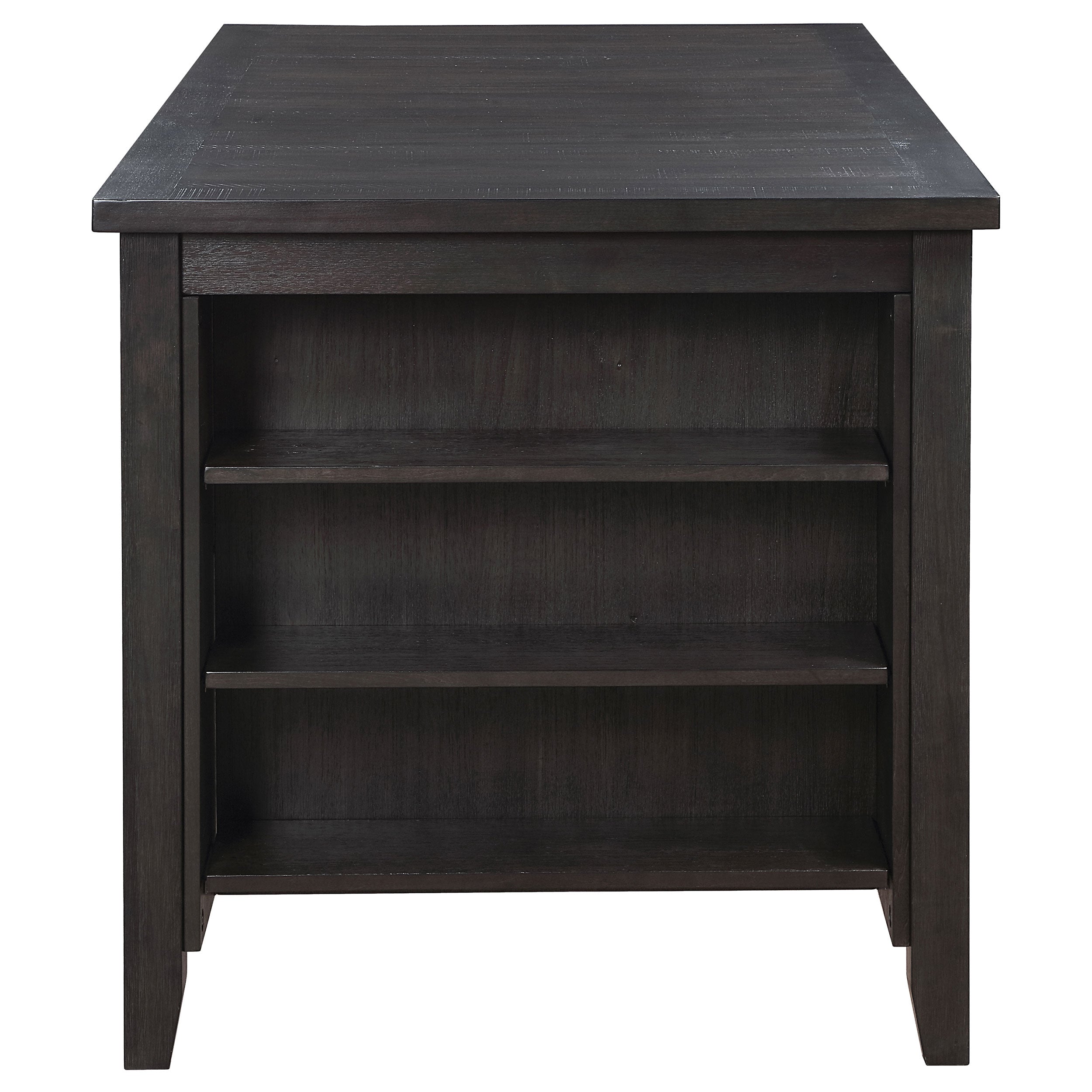 Elliston 66-inch Counter Height Dining Table Dark Grey