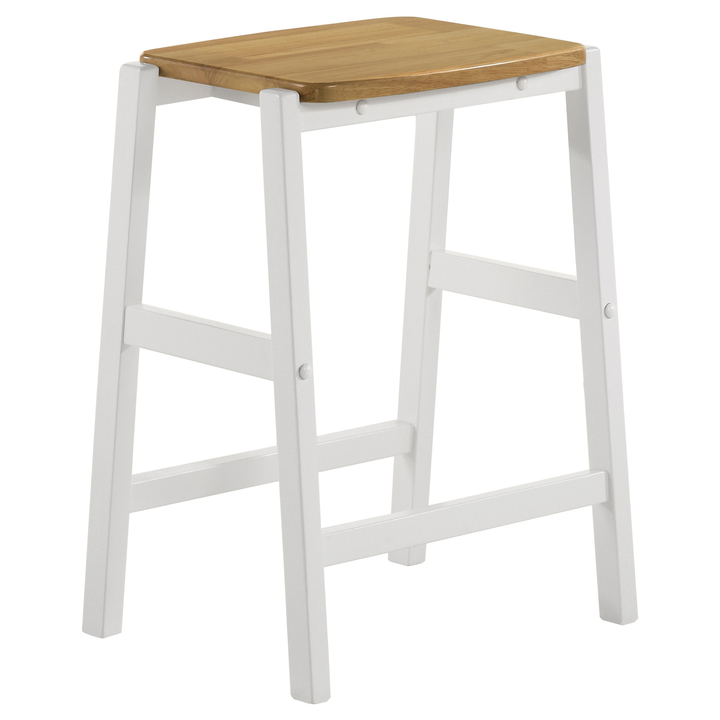 Edgeworth  Kitchen Island Counter Table Set White