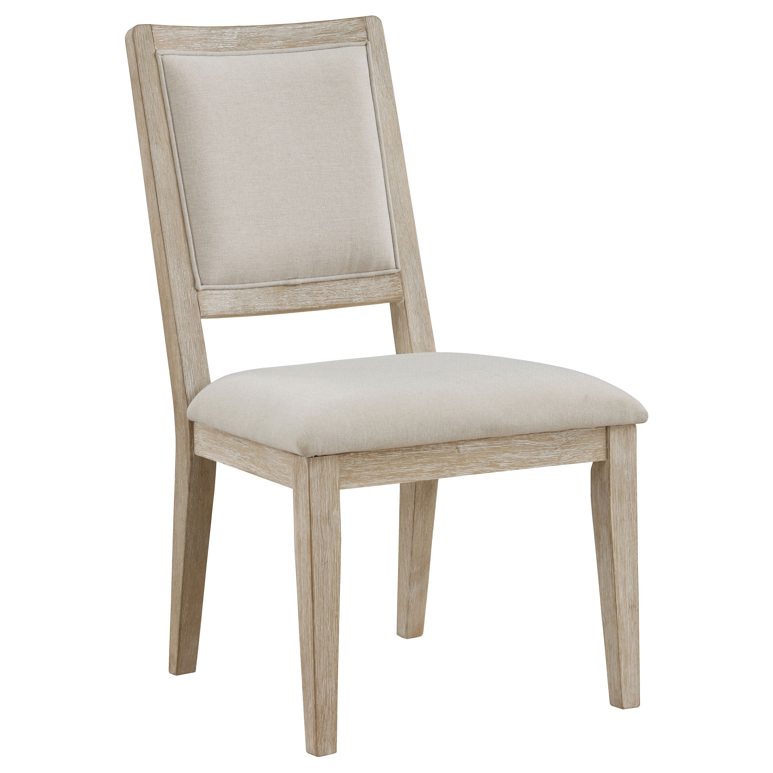 Trofello  Round Dining Table Set White Washed