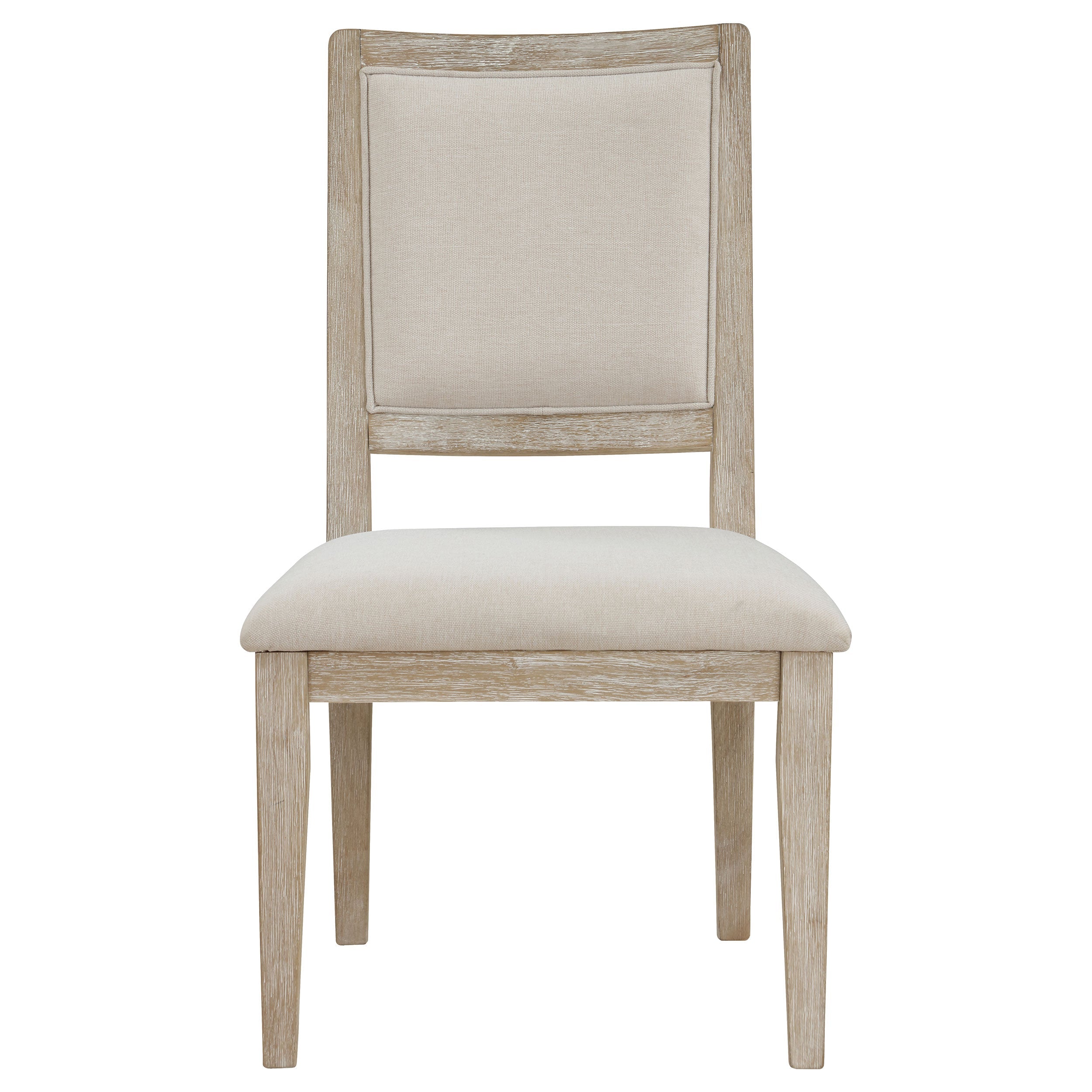 Trofello  Round Dining Table Set White Washed