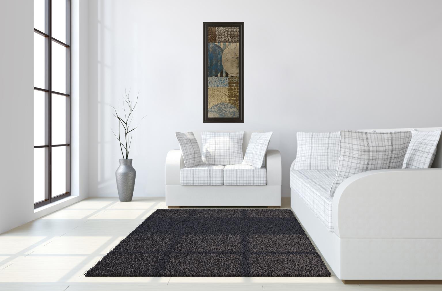 Bubble Structure Ii By John Kime 18X42 Framed Print