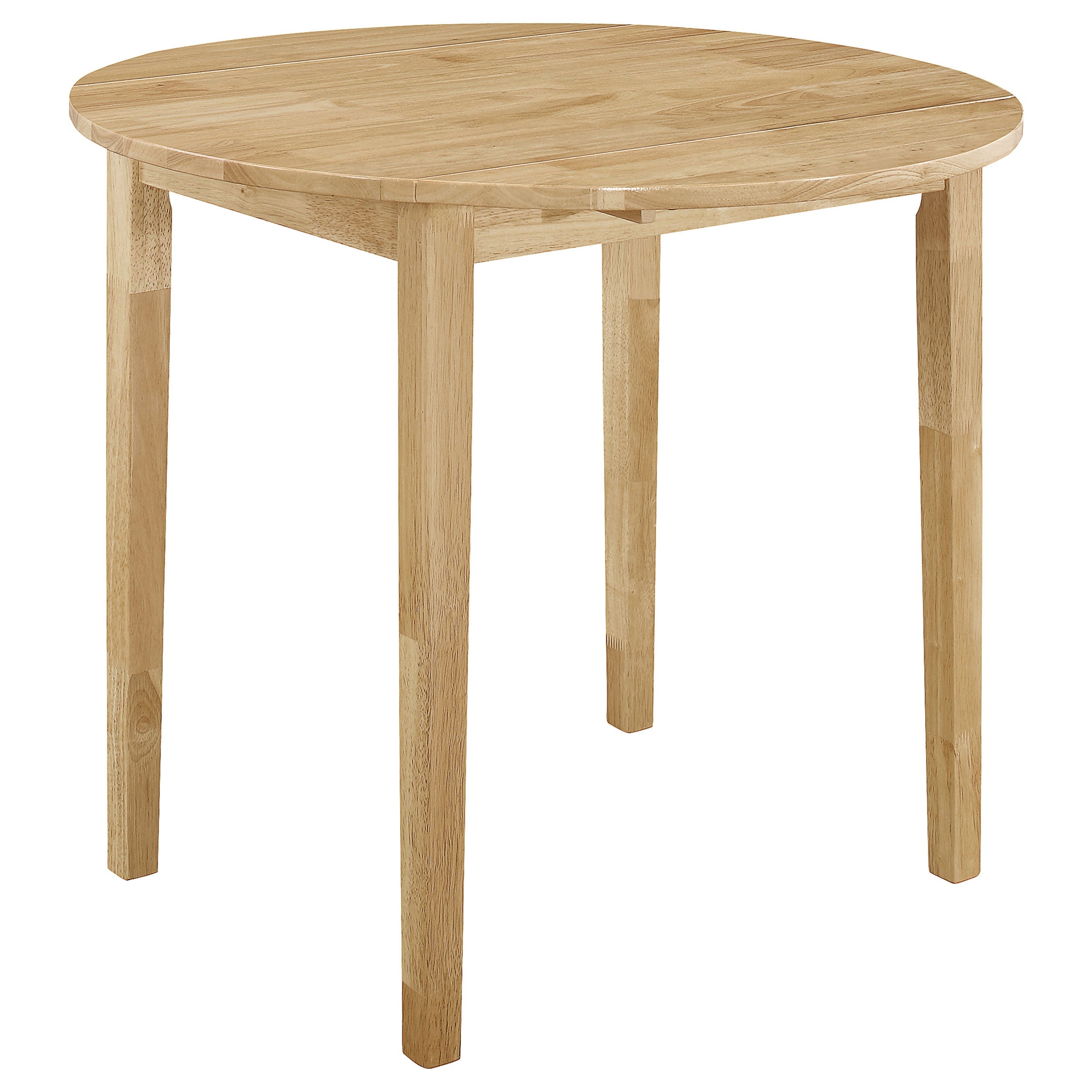 Bucknell  Round Drop Leaf Dining Table Set Cappuccino