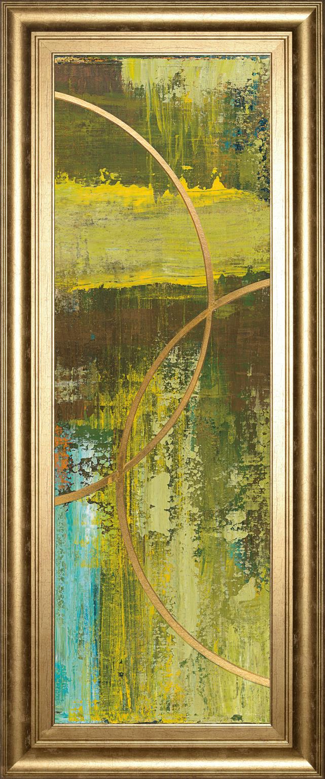 Aller Chartreuse By Patrick St. Germain 18X42 Framed Print