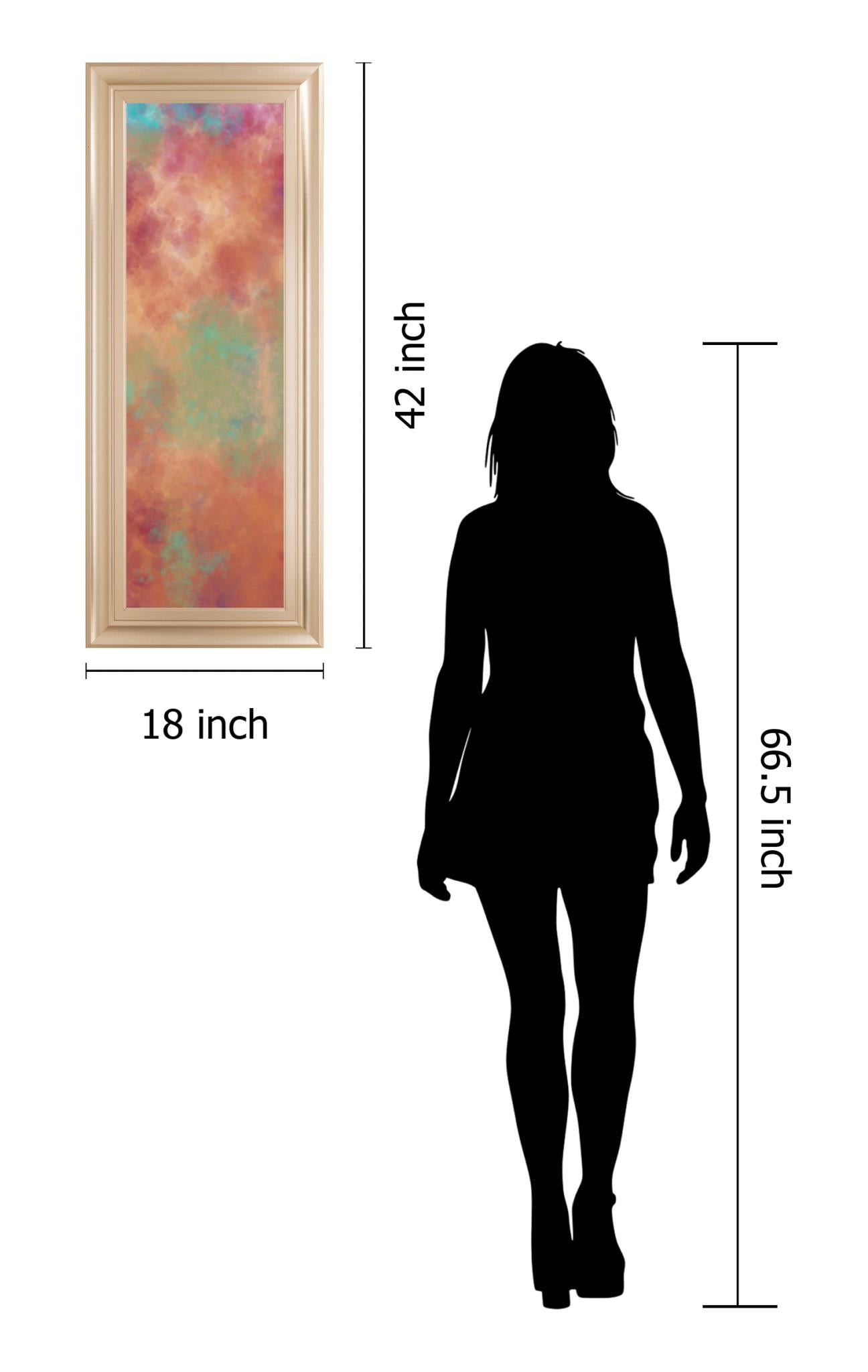 Vapor Ii. A By Jason Johnson 18X42 Framed Print
