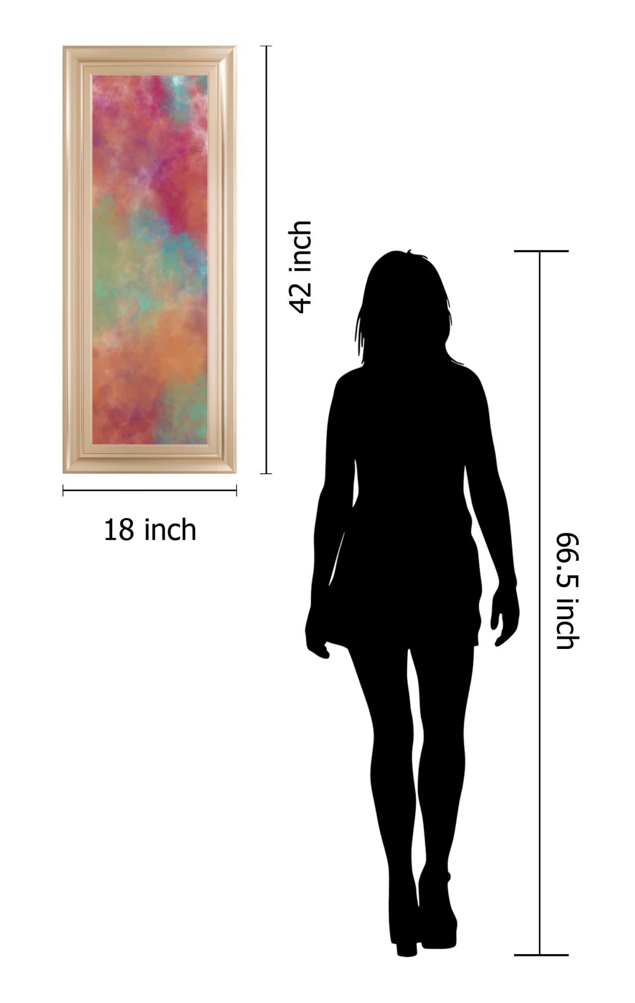 Vapor Ii. B By Jason Johnson 18X42 Framed Print