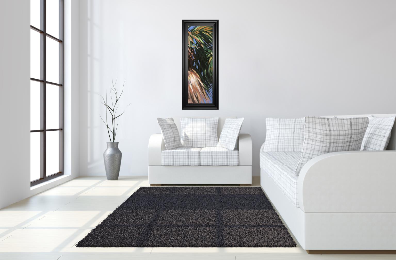 Wild Palm Ii By Suzanne Wilkins 18X42 Framed Print