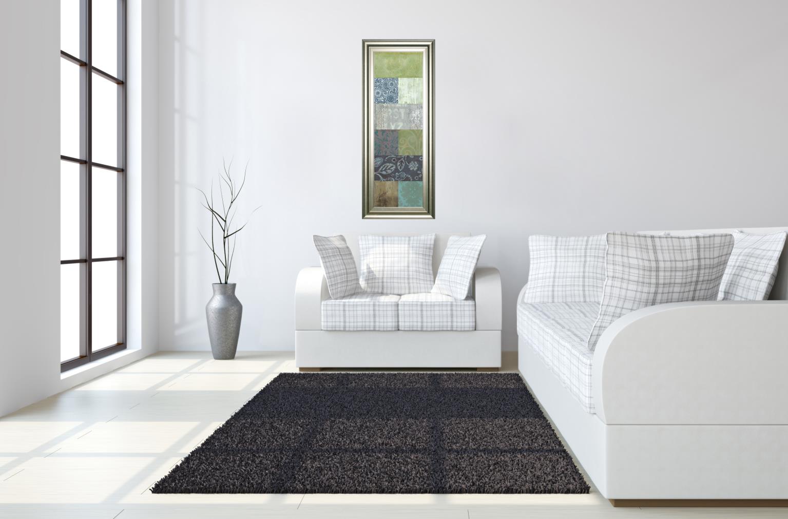 Zen Panel I By Vision Studio 18X42 Framed Print