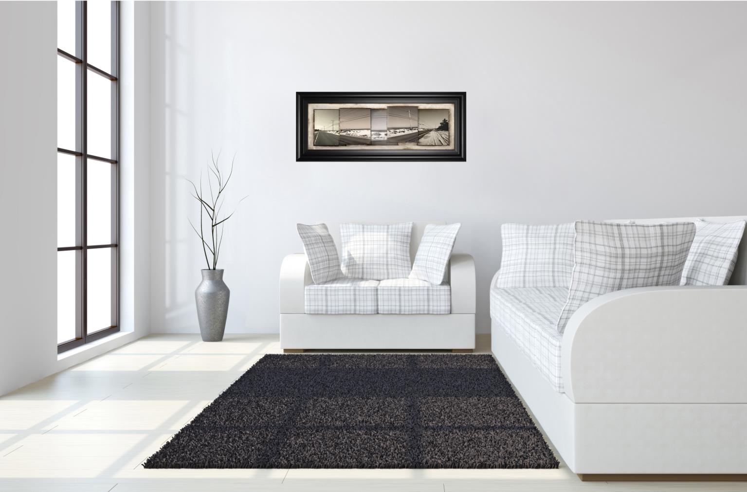 The Old Coast Road By Noah Bay 18X42 Framed Print