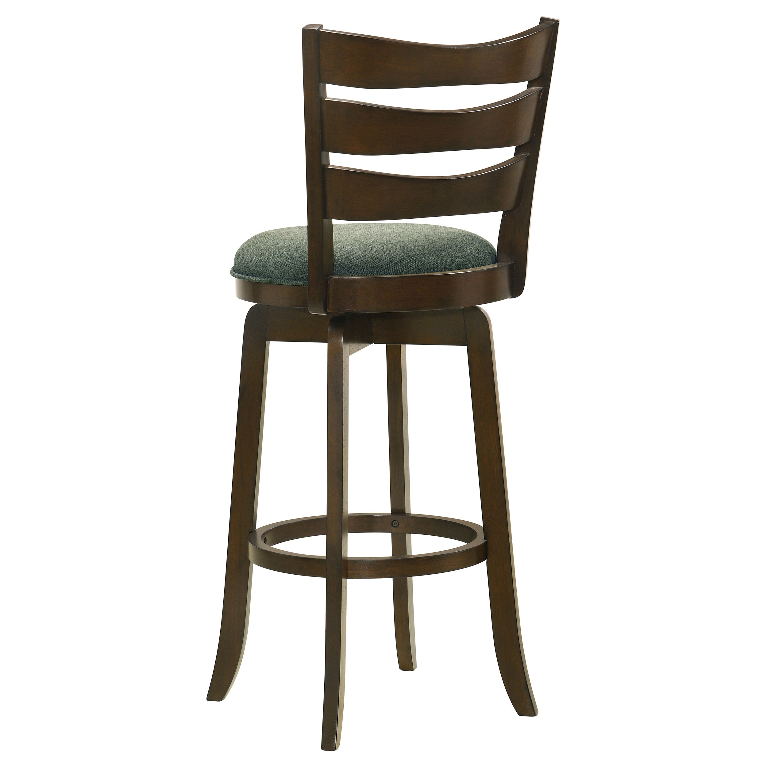Murphy Wood Counter Height Swivel Bar Chair Hunter Green