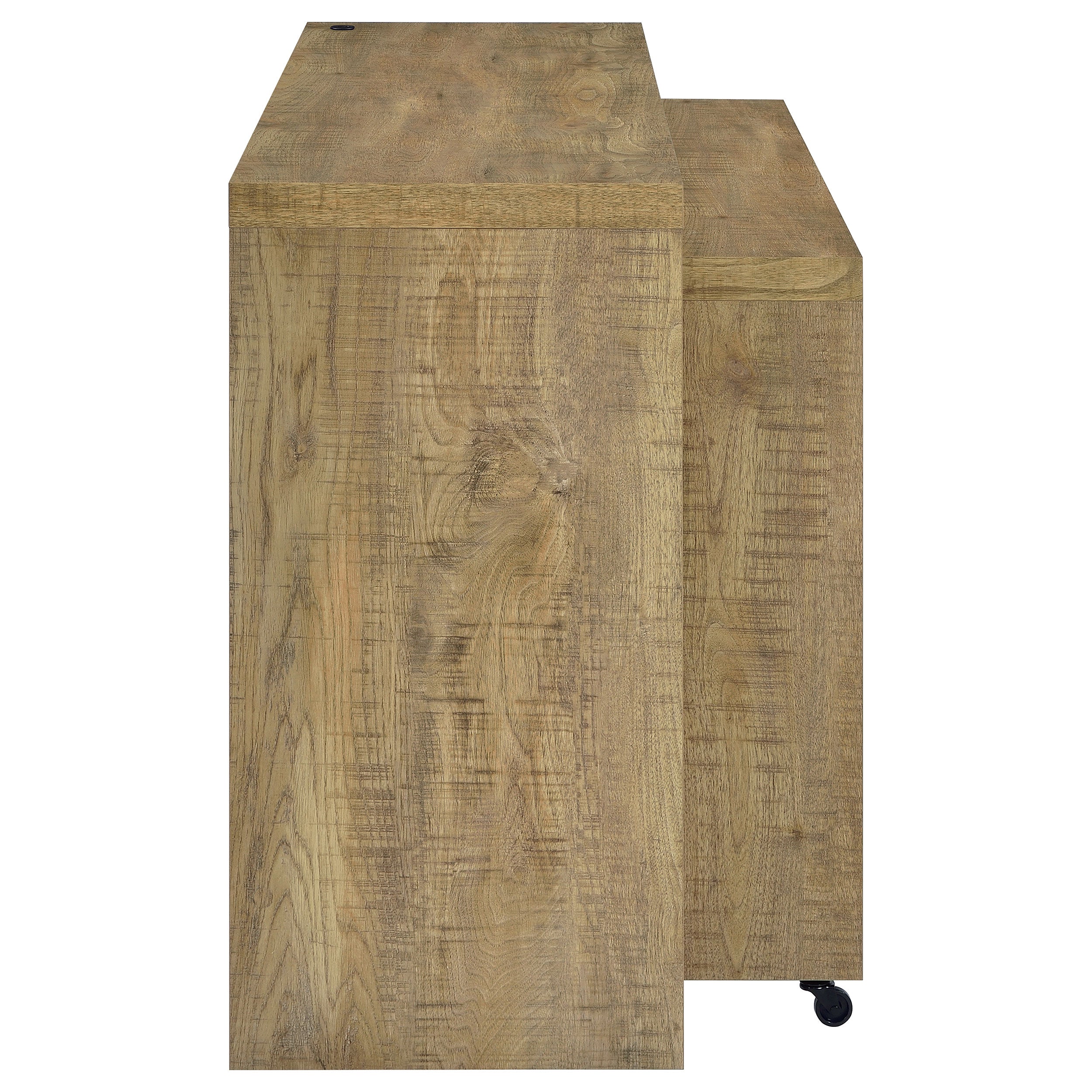 Davista  Counter Height Table Set Mango Brown