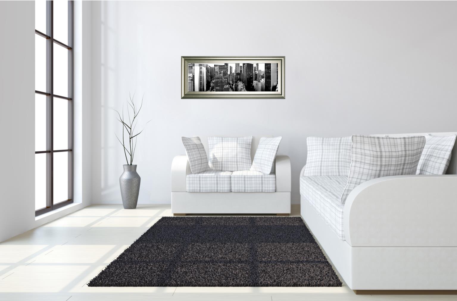 Panorama Of Nyc Vii By Jeff Pica 18X42 Framed Print