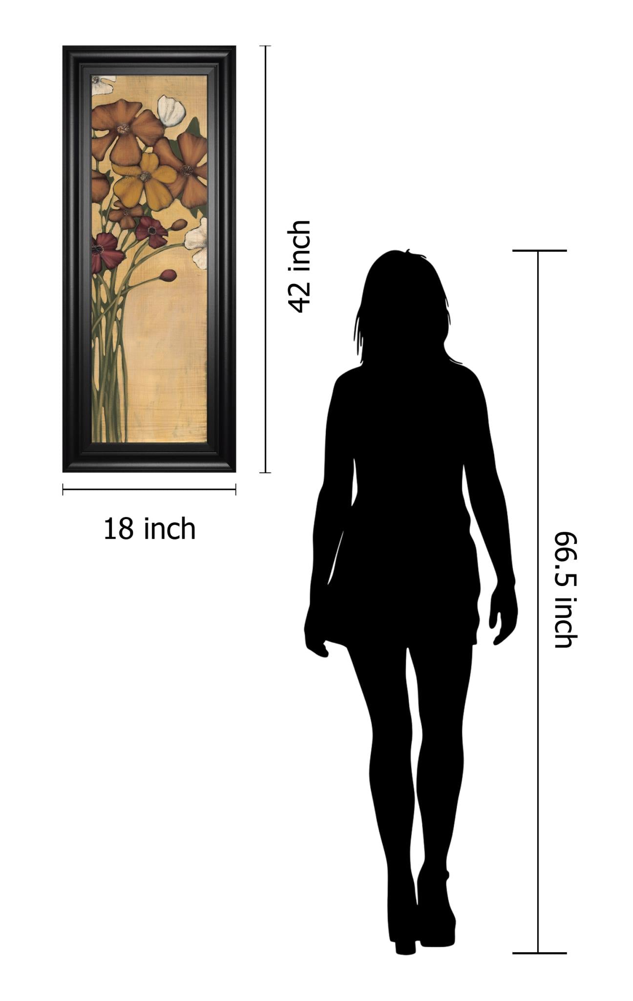 Wandering Bouquet By Maja 18X42 Framed Print