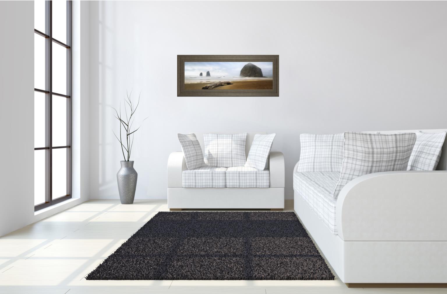 From Cannon Beach Ii By David Drost 18X42 Framed Print