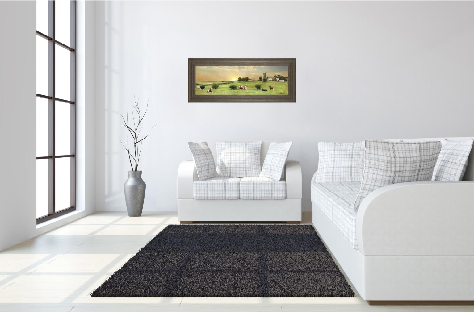 Blessed Morning By Lori Deiter 18X42 Framed Print