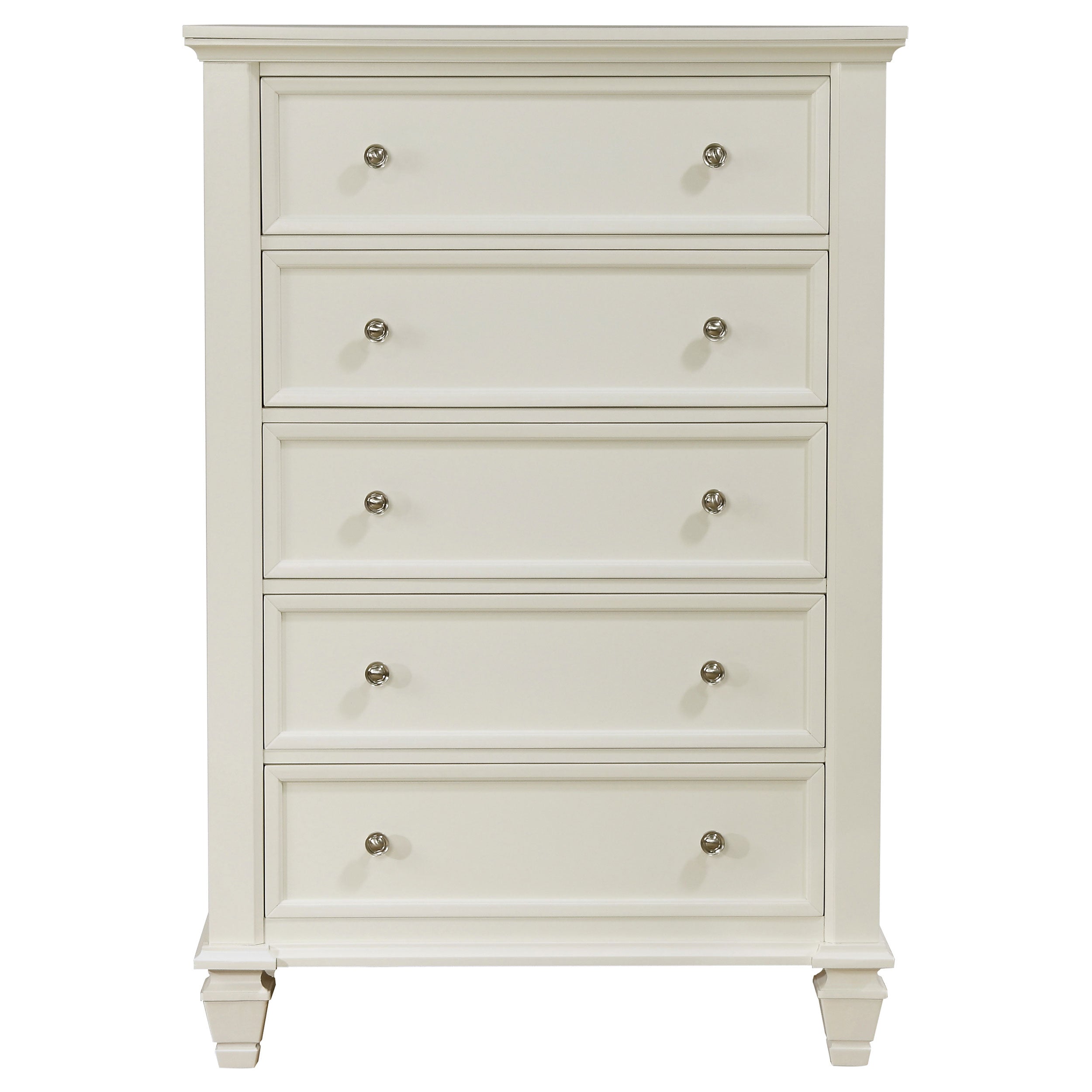 Sandy Beach 5-drawer Bedroom Chest Black
