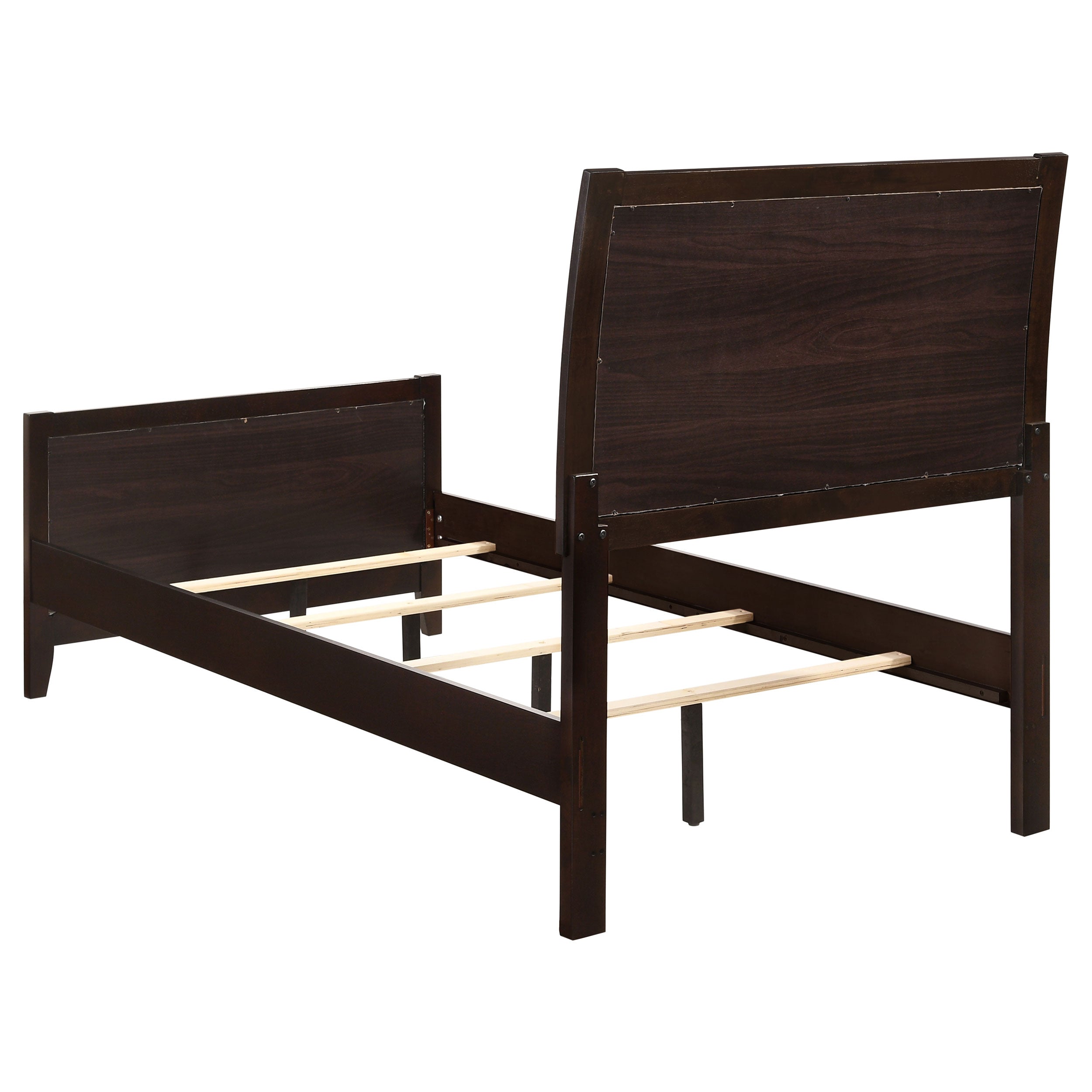 Carlton Wood California King Panel Bed Cappuccino