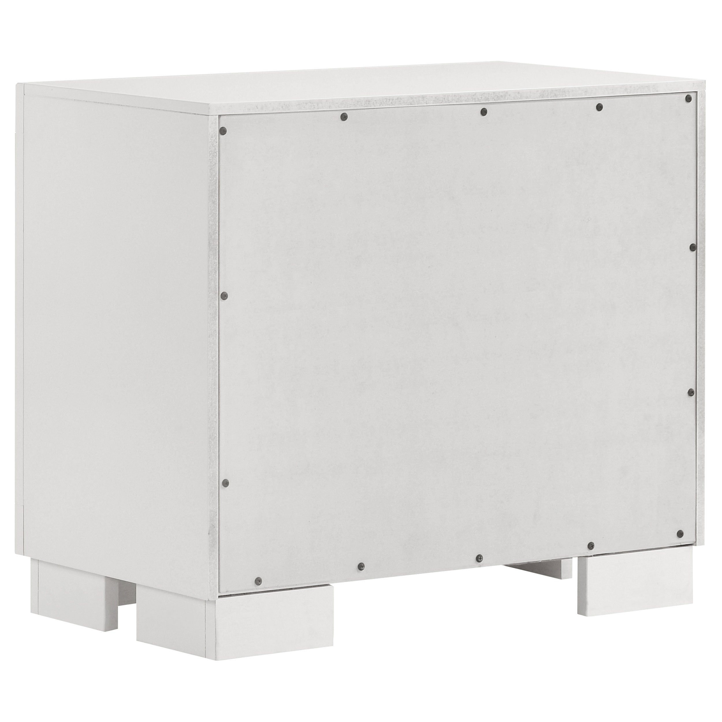 Jessica 2-drawer Nightstand Cappuccino