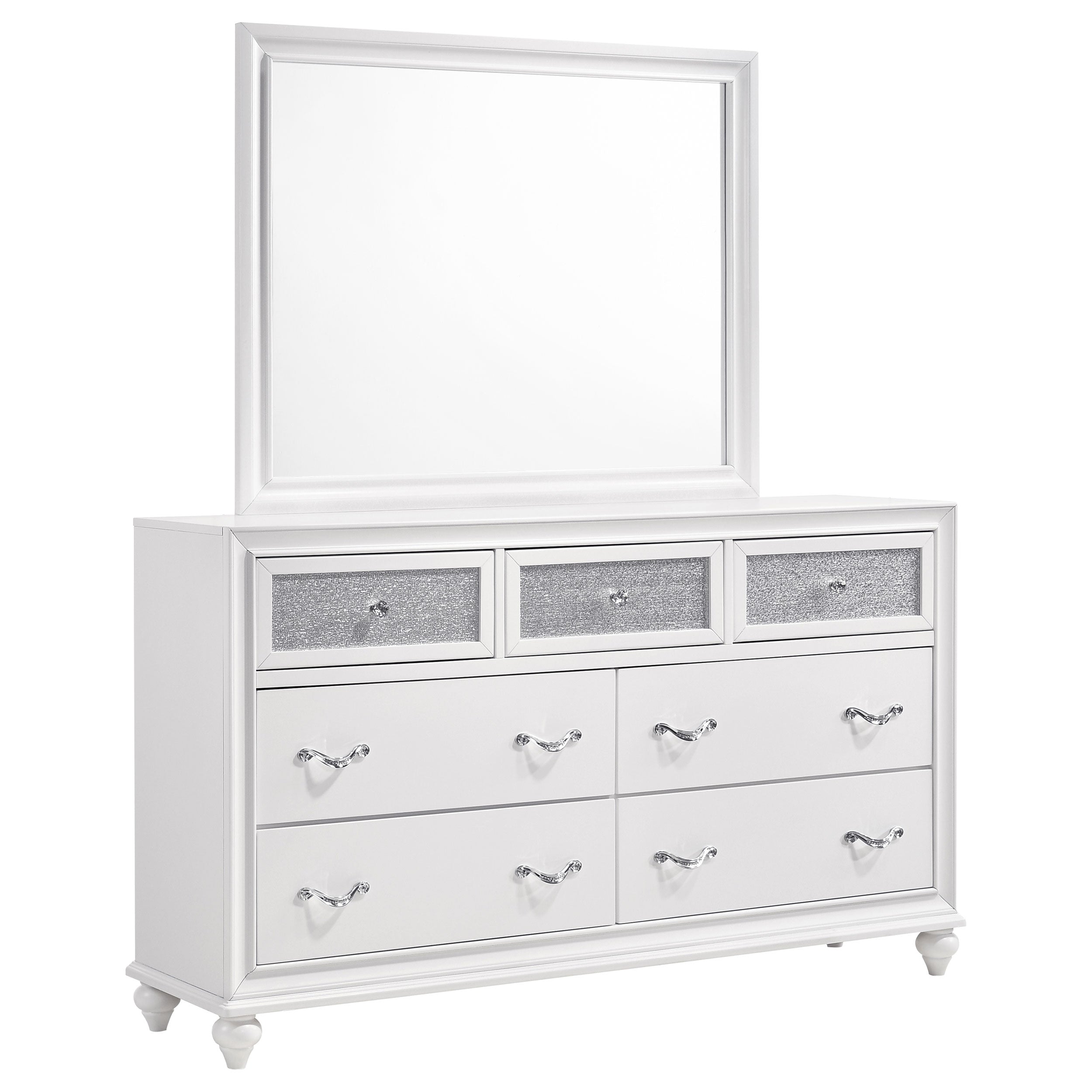 Barzini 7-drawer Dresser Black
