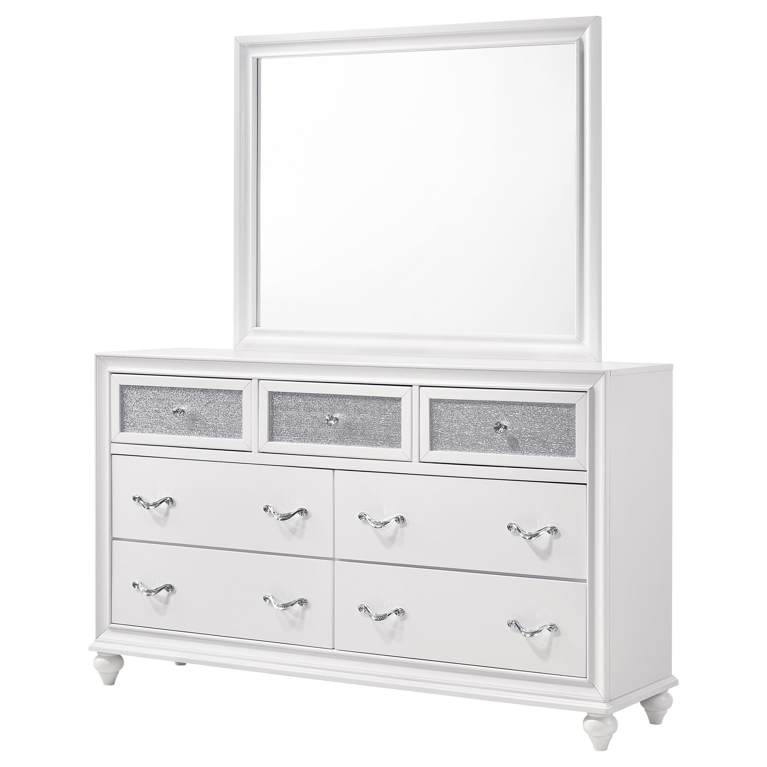 Barzini 7-drawer Dresser Black