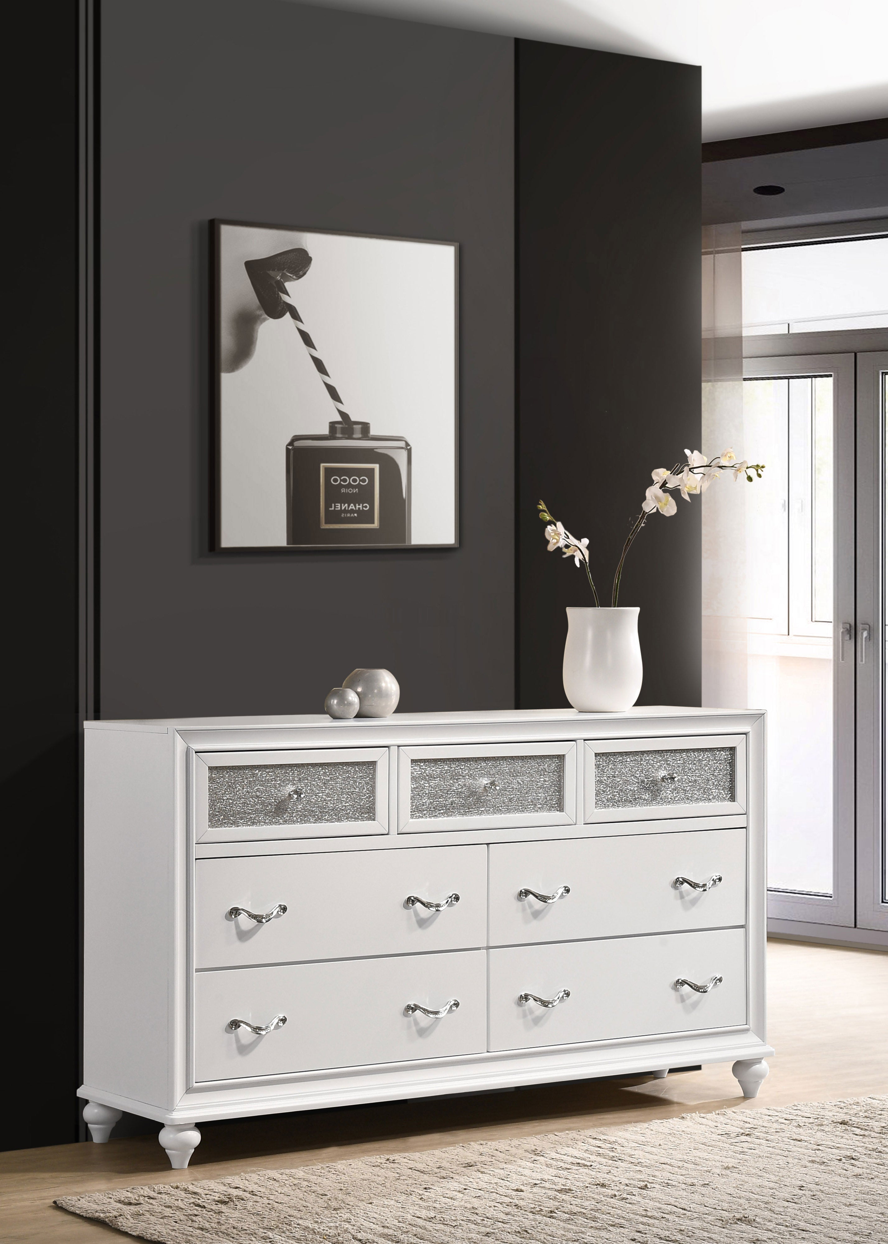 Barzini 7-drawer Dresser Black