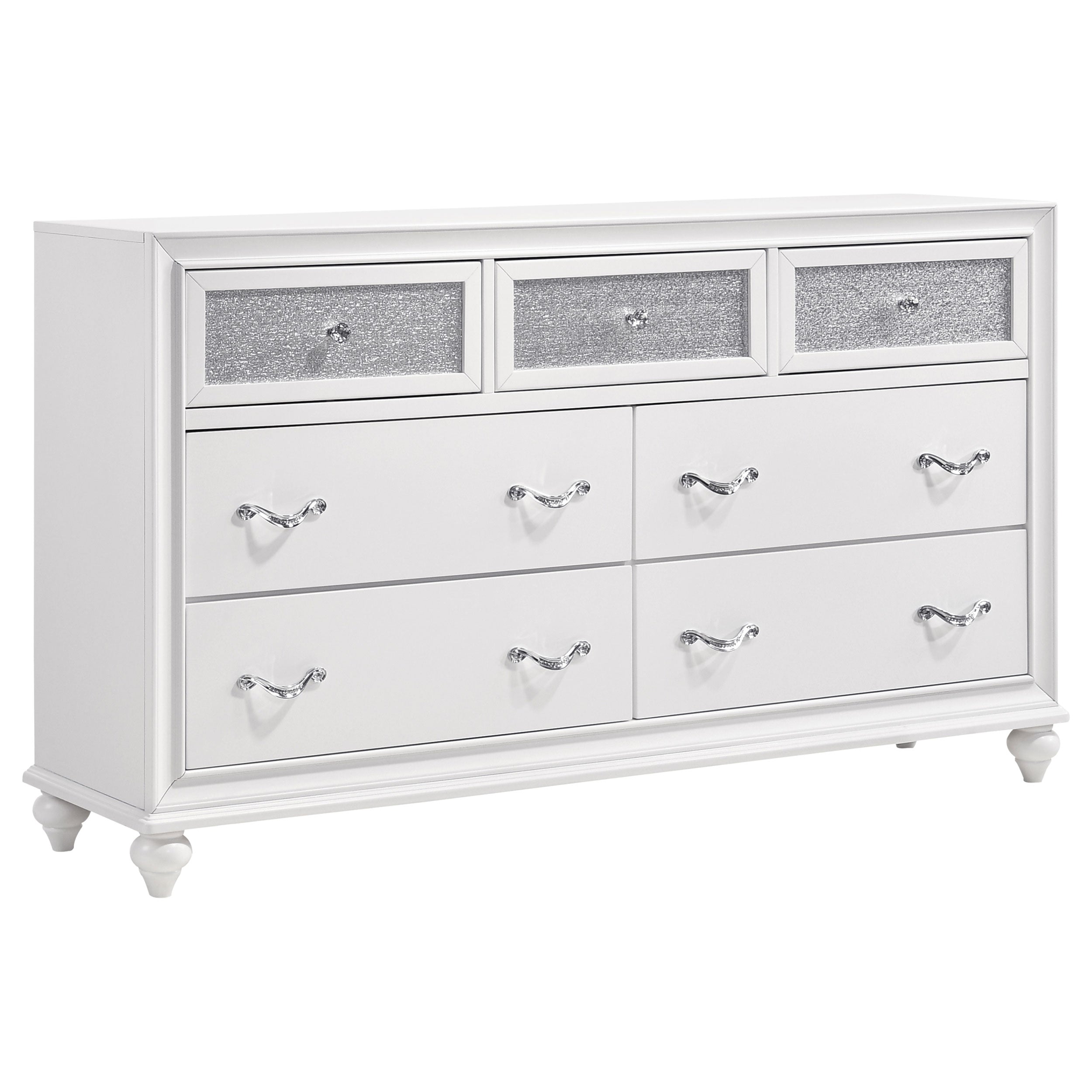 Barzini 7-drawer Dresser Black