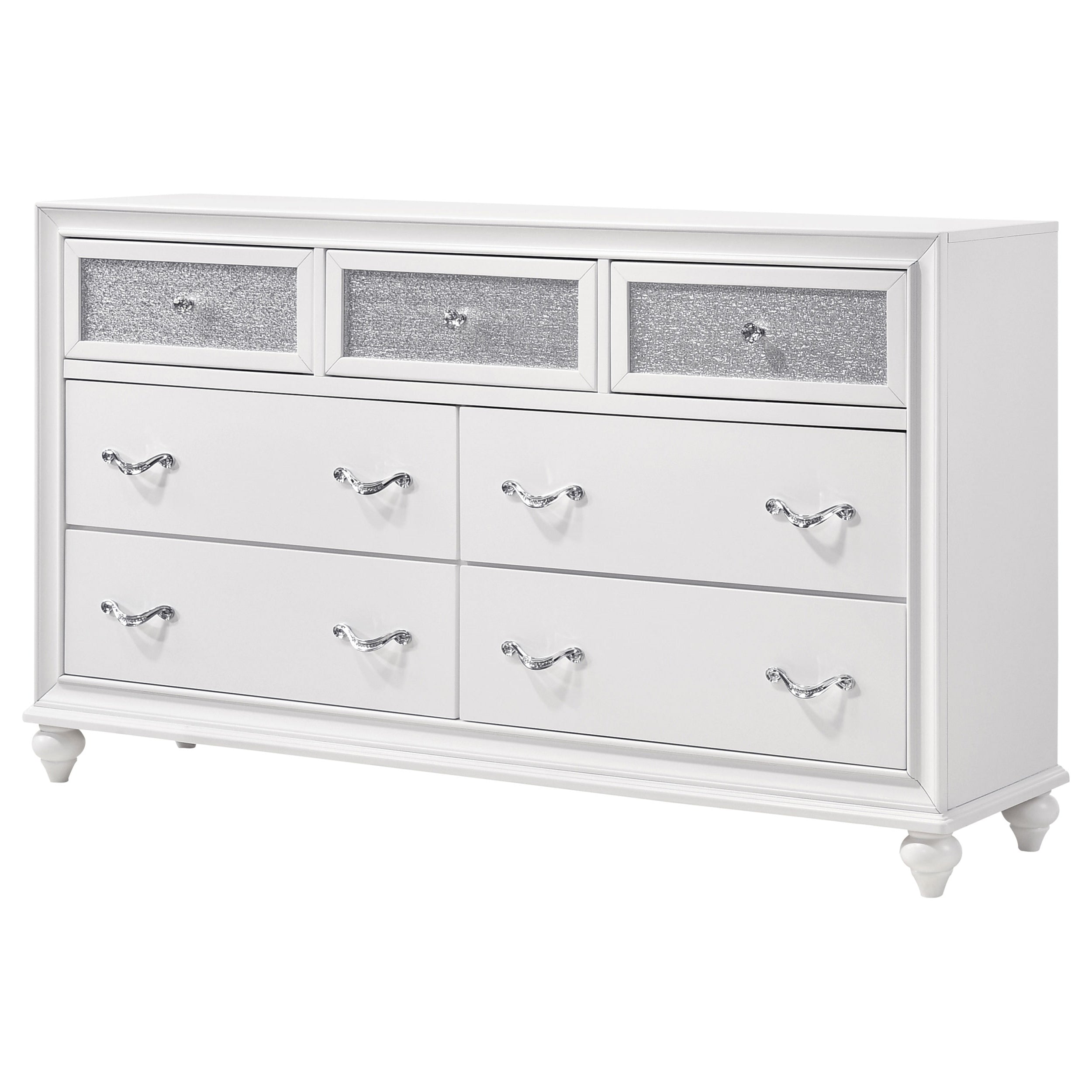 Barzini 7-drawer Dresser Black