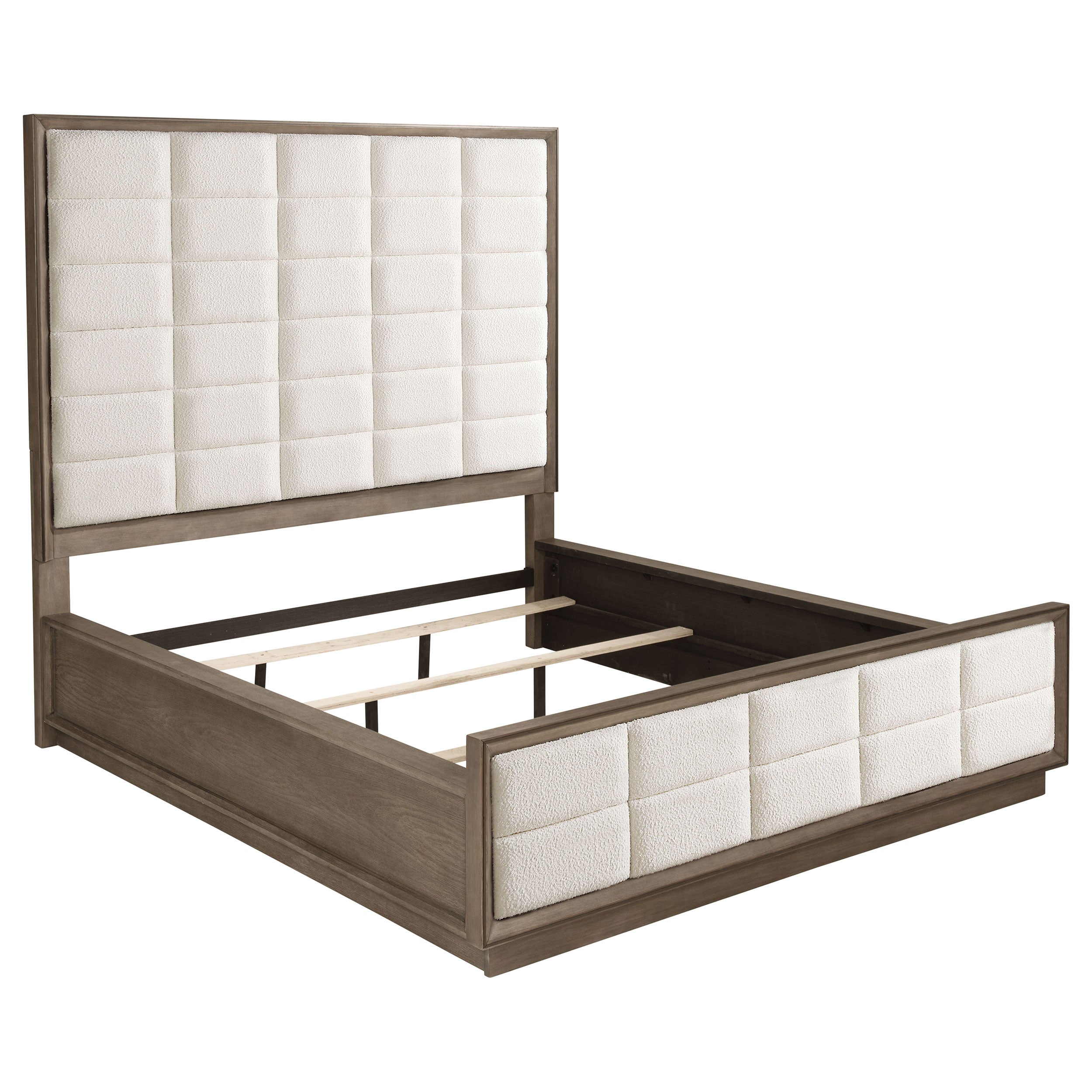 Durango 77-inch California King Panel Bed Smoked Peppercorn