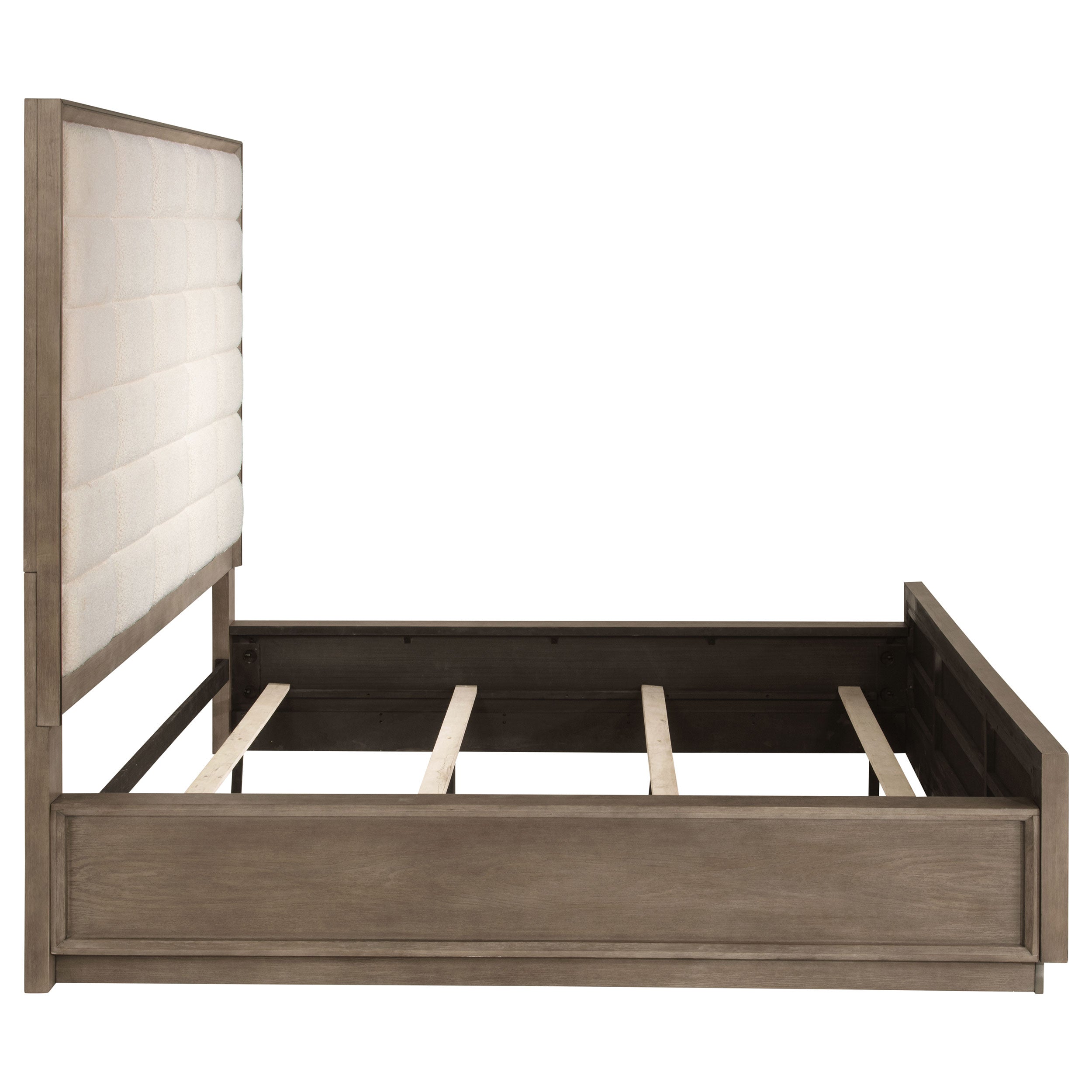 Durango 77-inch California King Panel Bed Smoked Peppercorn