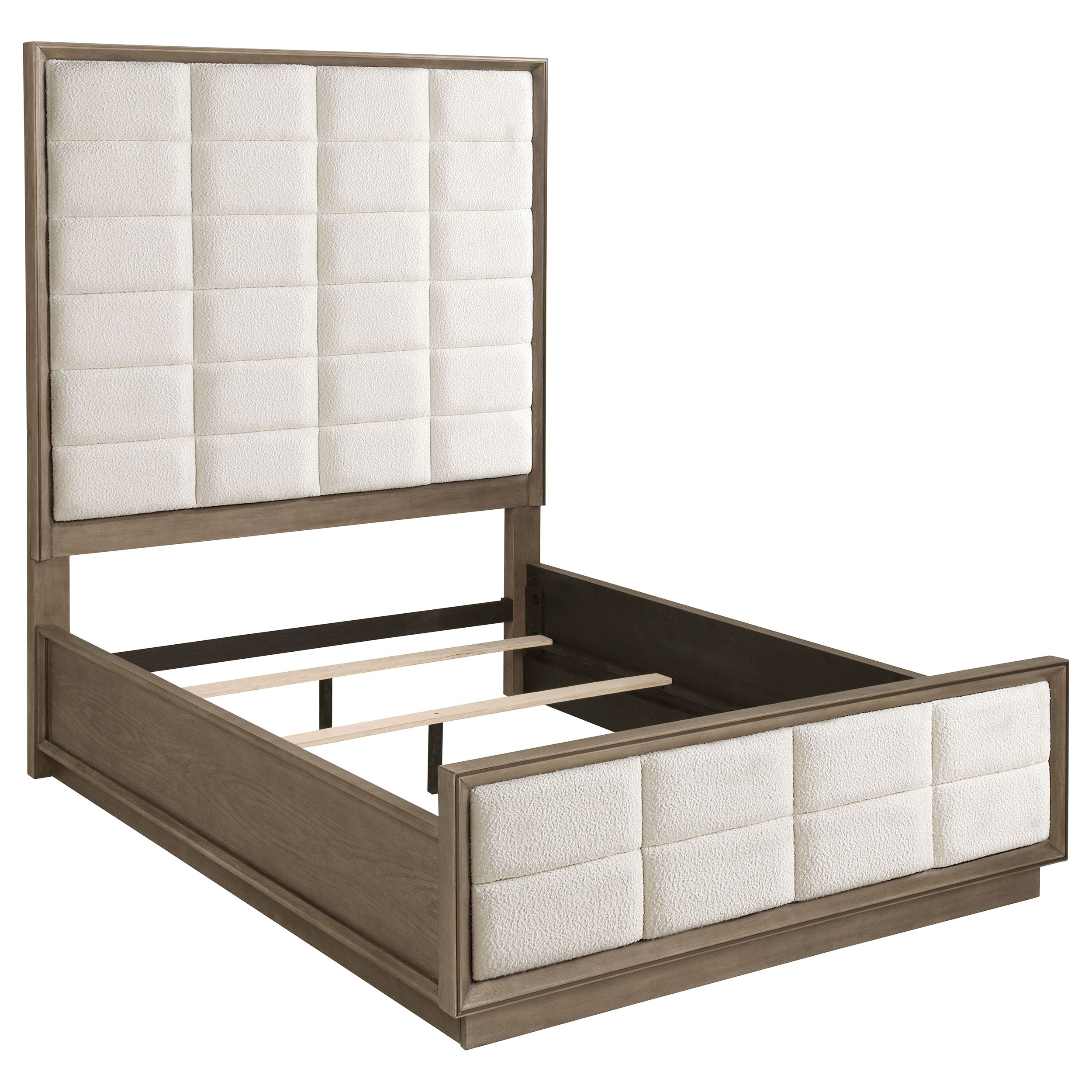 Durango 77-inch California King Panel Bed Smoked Peppercorn