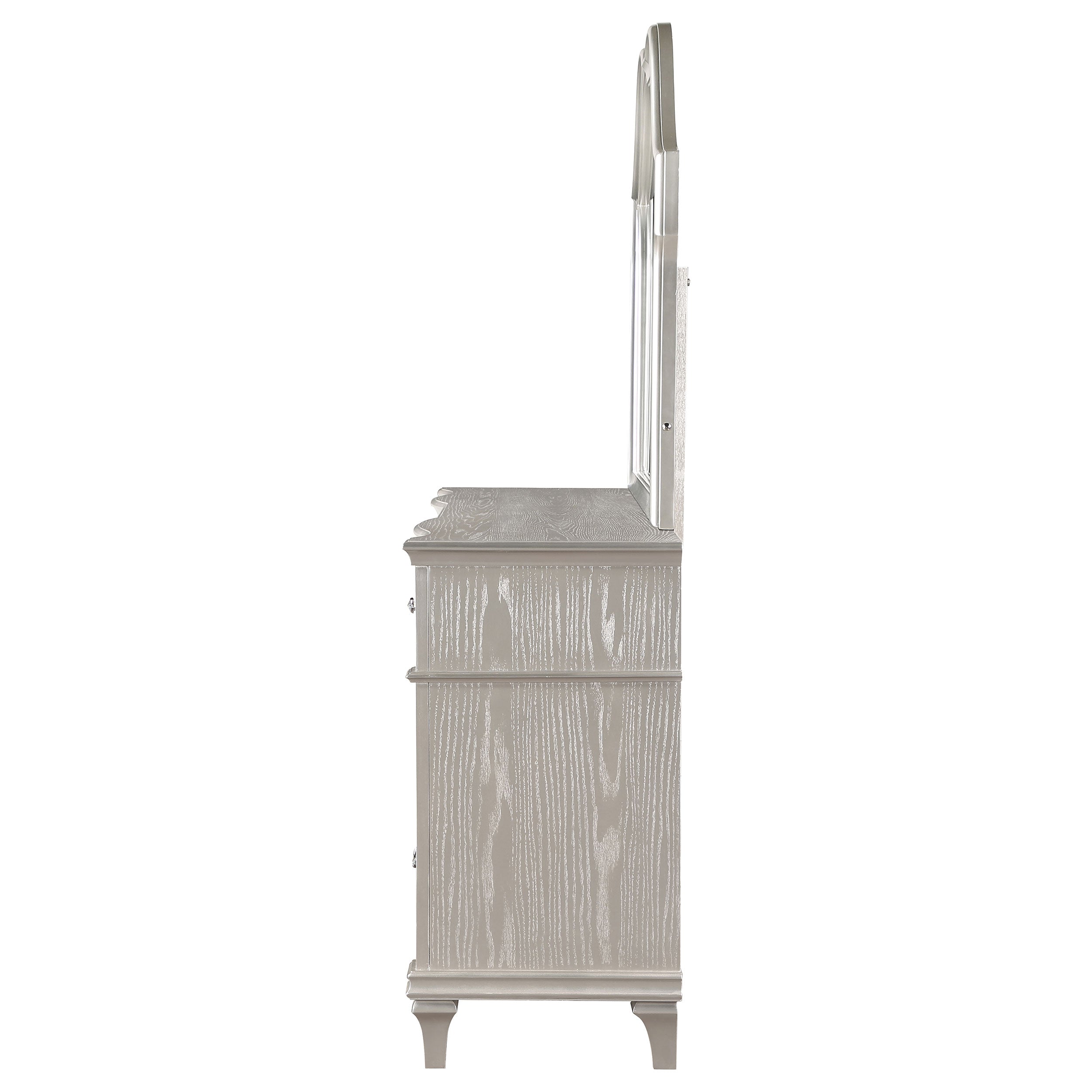 Evangeline 9-drawer Dresser Silver Oak