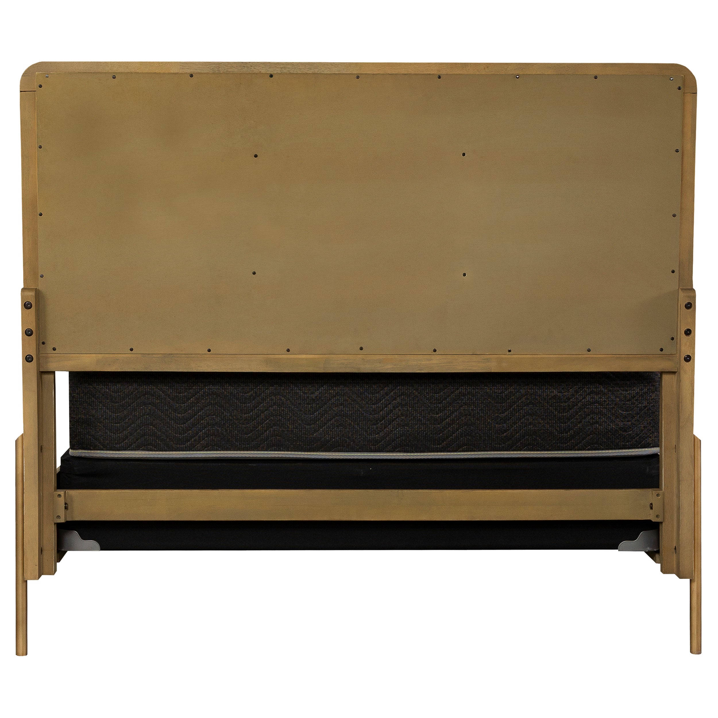 Arini RattanPanel Bed Sand Wash and Natural
