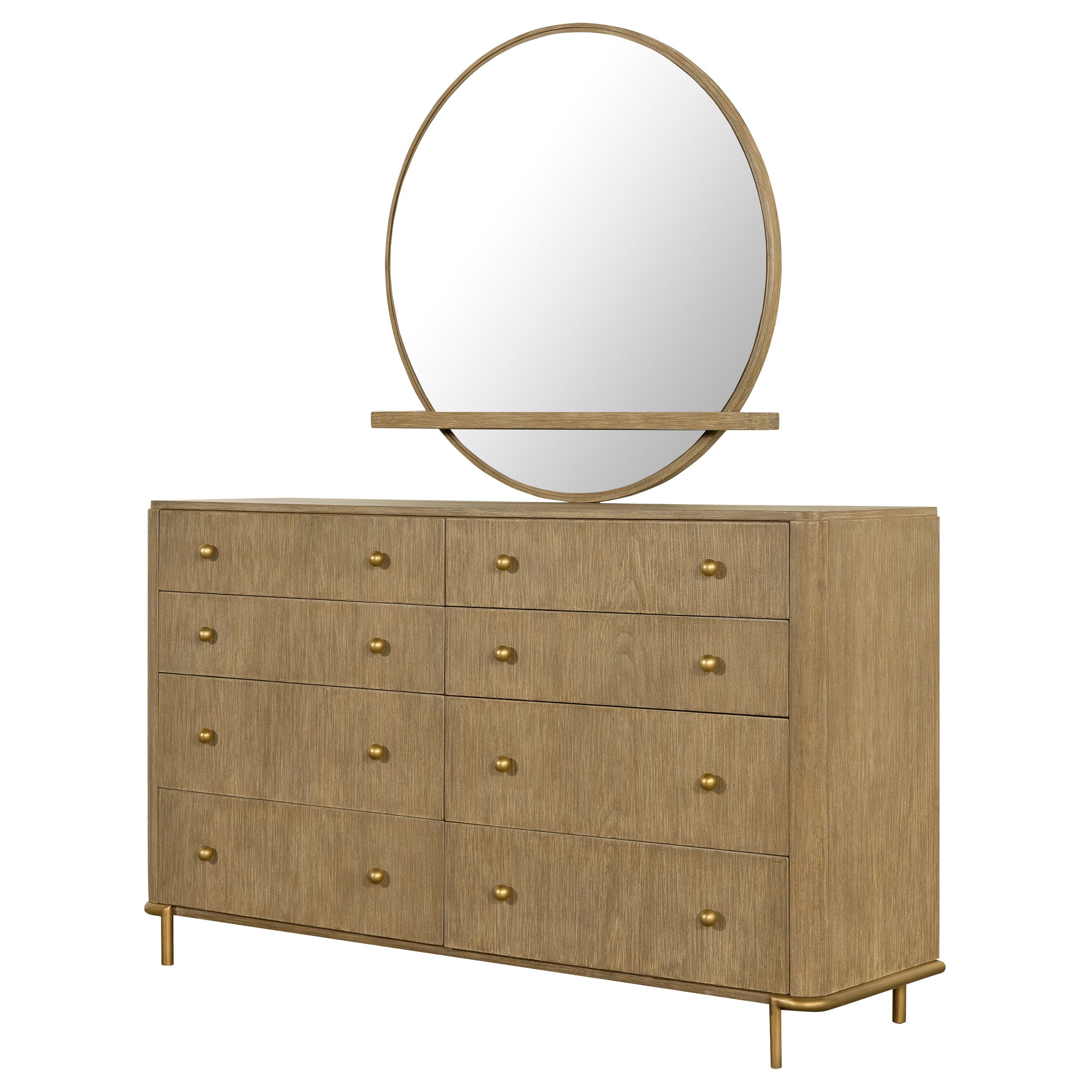Arini 8-drawer Dresser Black