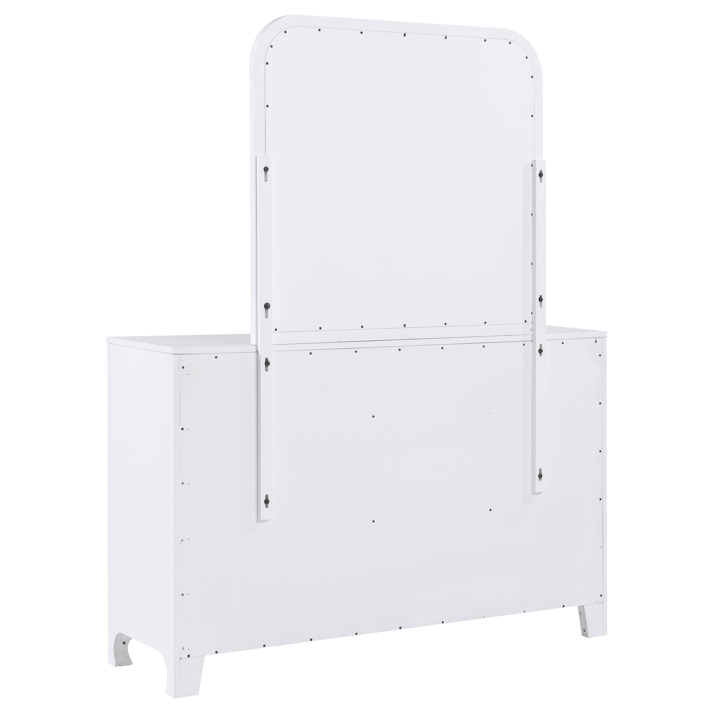 Anastasia 6-drawer Dresser Pearl White