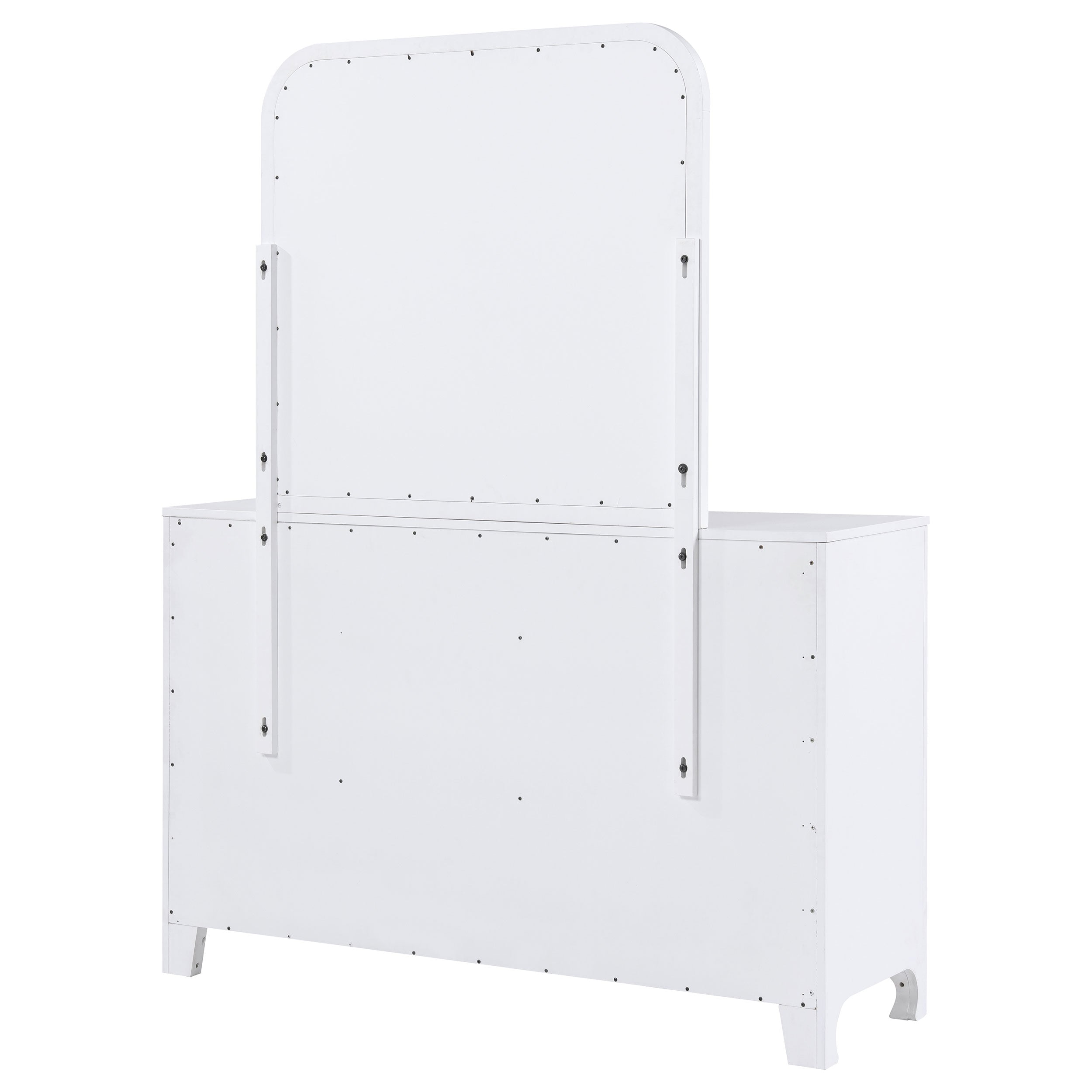 Anastasia 6-drawer Dresser Pearl White