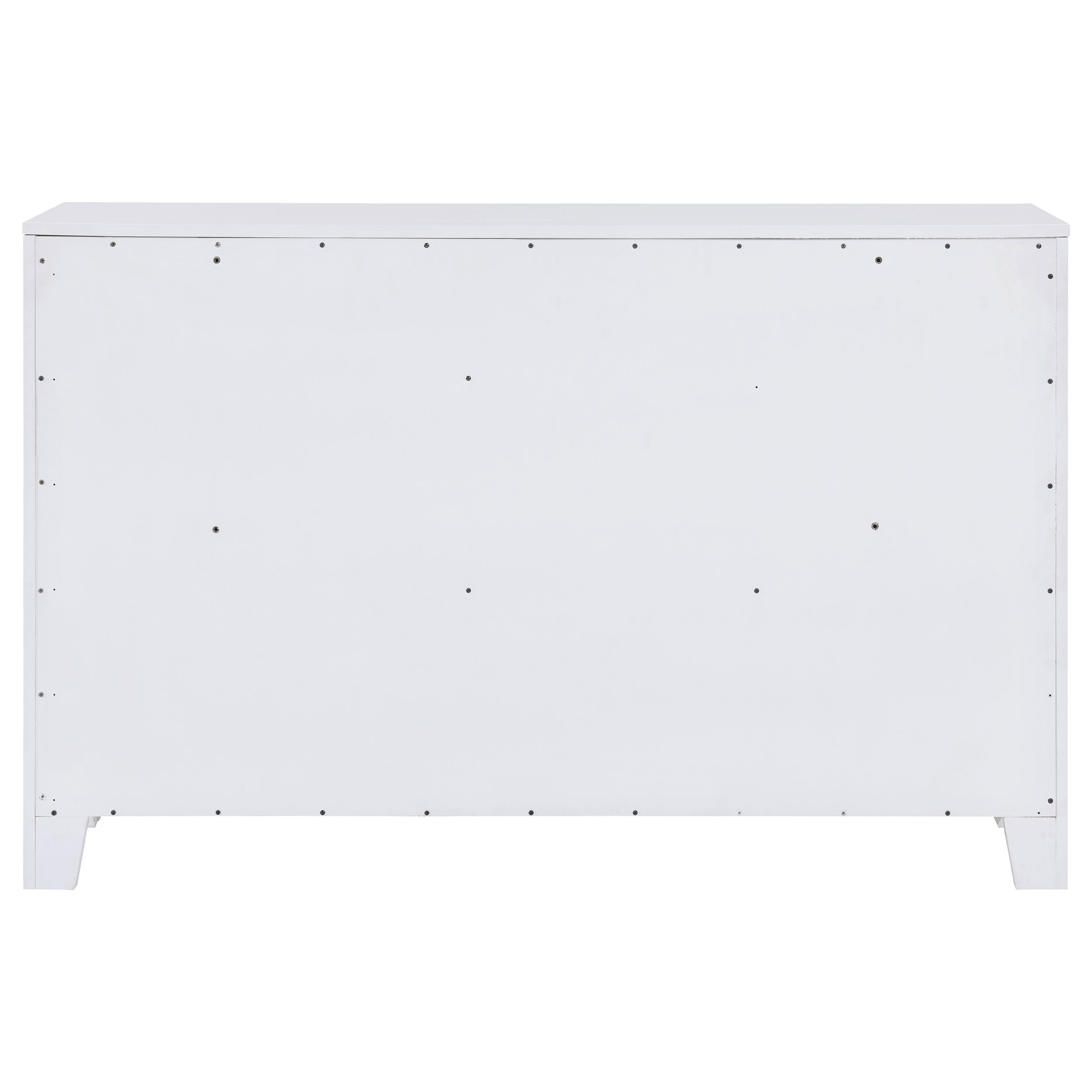 Anastasia 6-drawer Dresser Pearl White