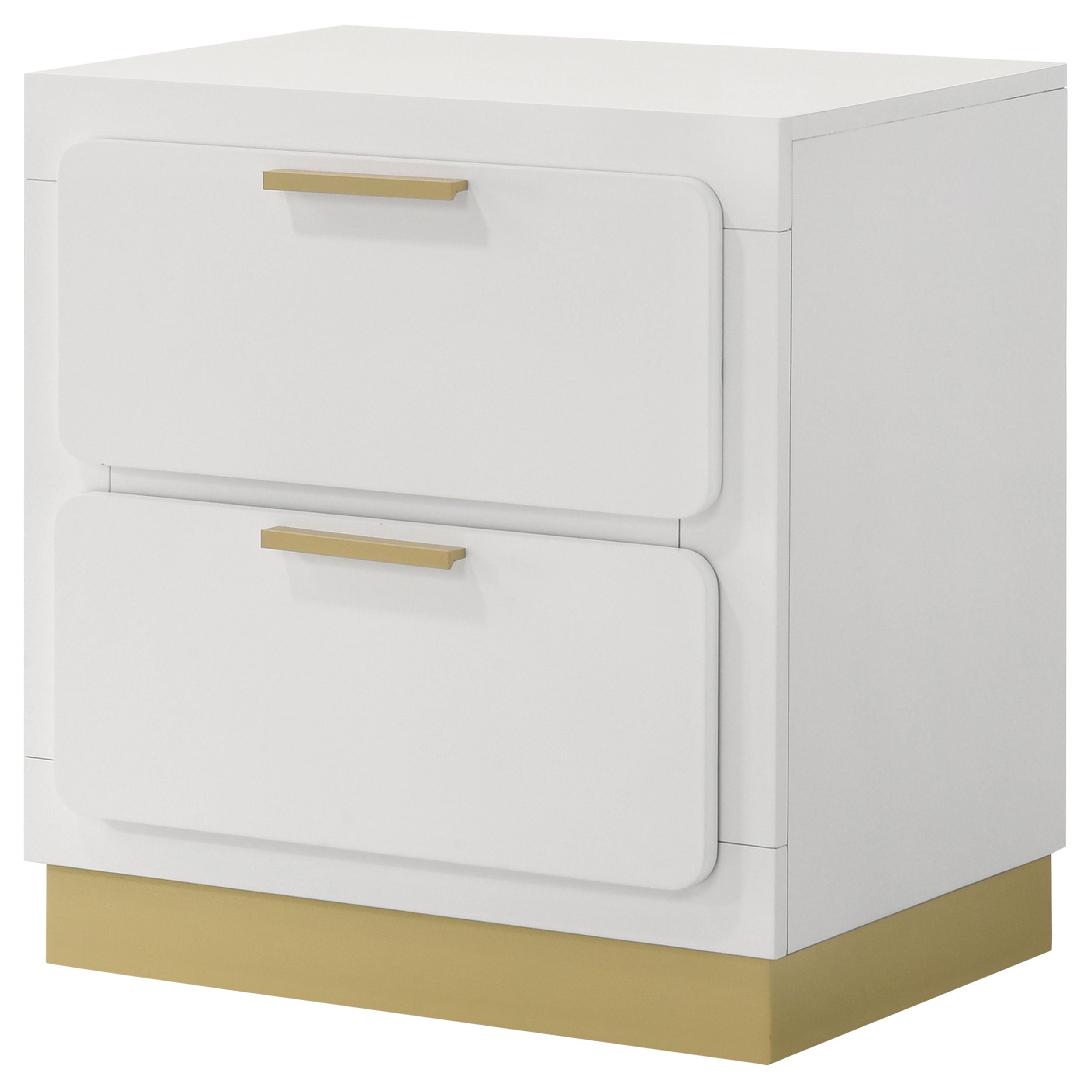 Caraway 2-drawer Nightstand Black