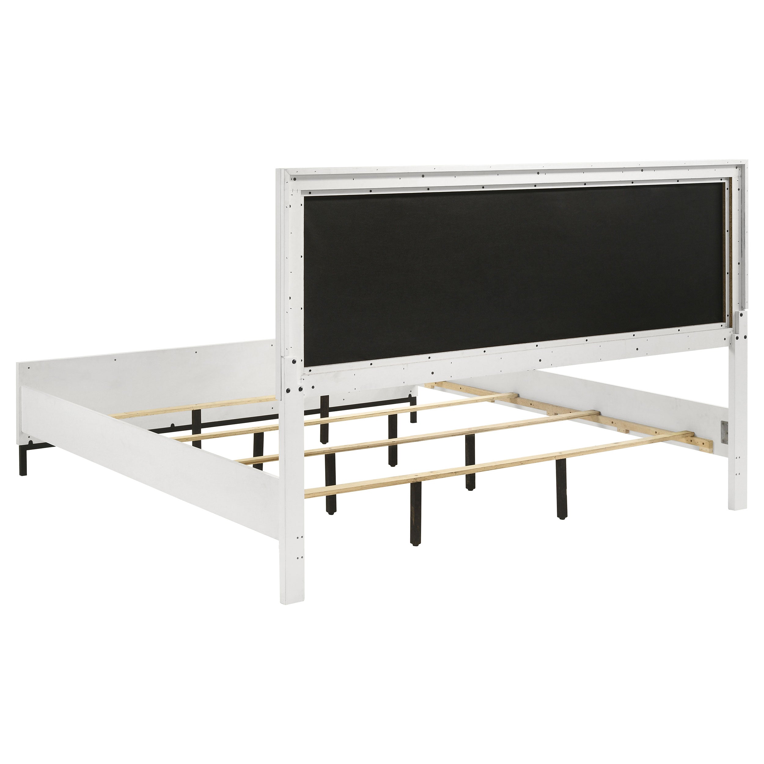 Sonoma Upholstered  Wingback Bed Beige