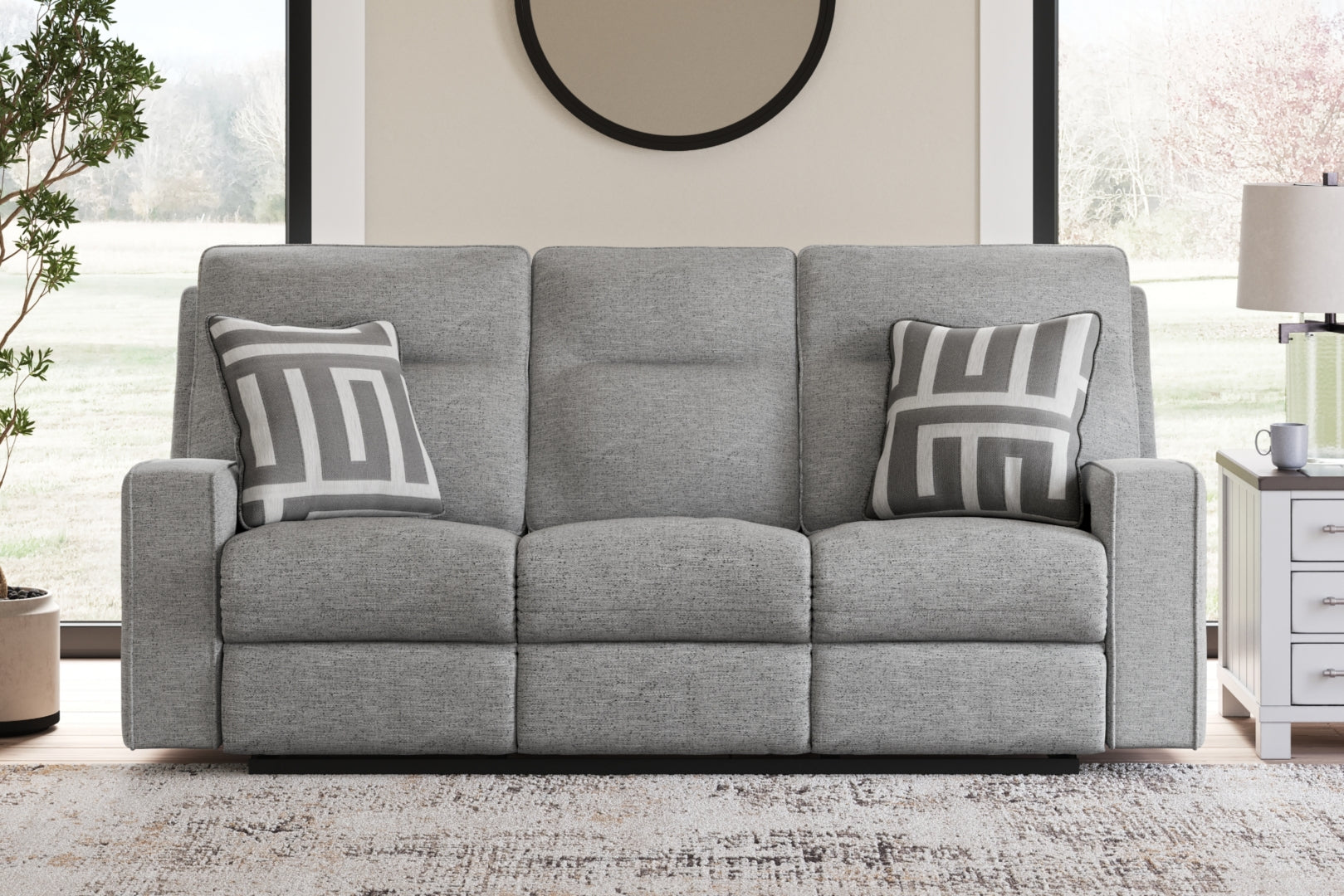Biscoe Sofa Loveseat and Recliner