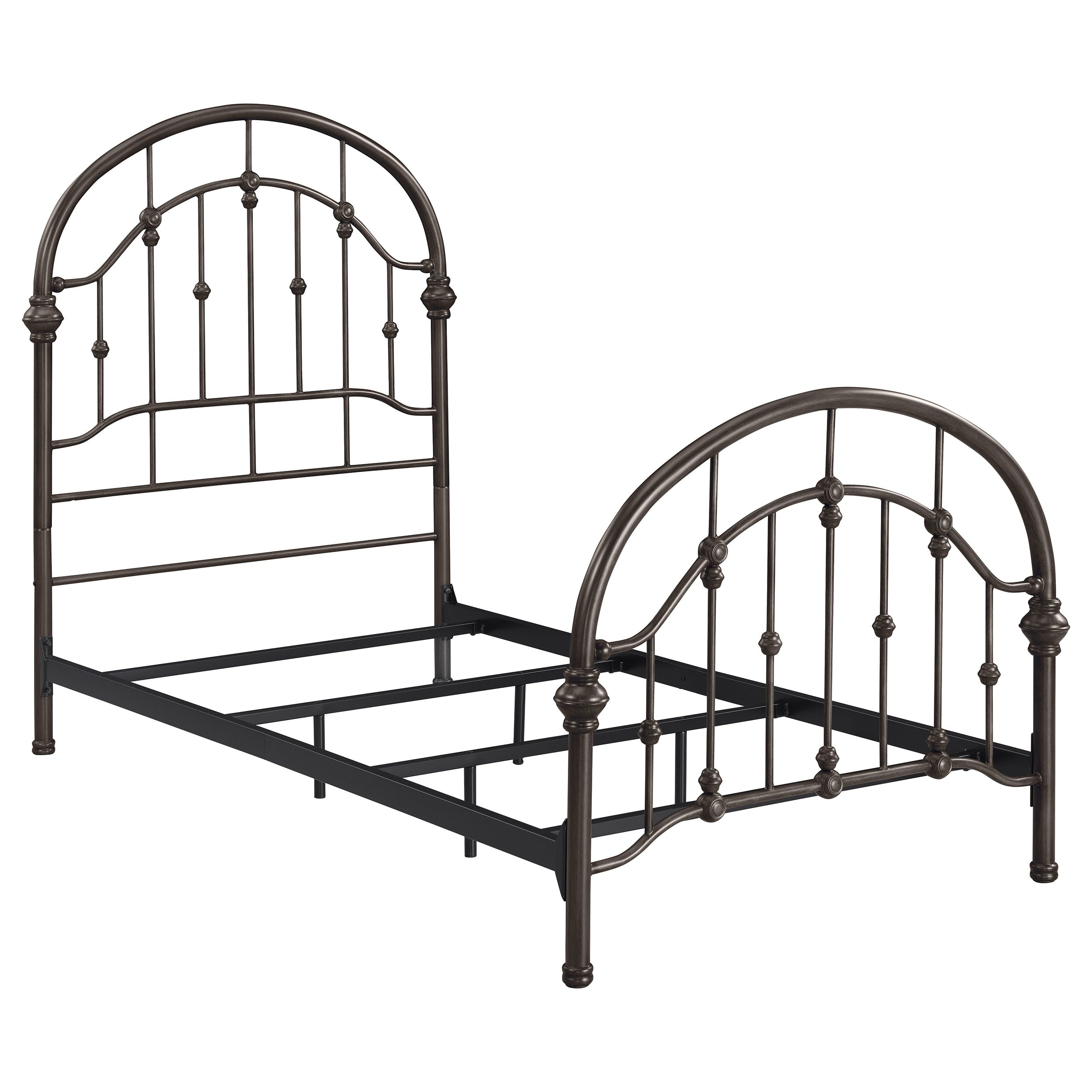 Rowan Metal  Open Frame Bed Dark Bronze