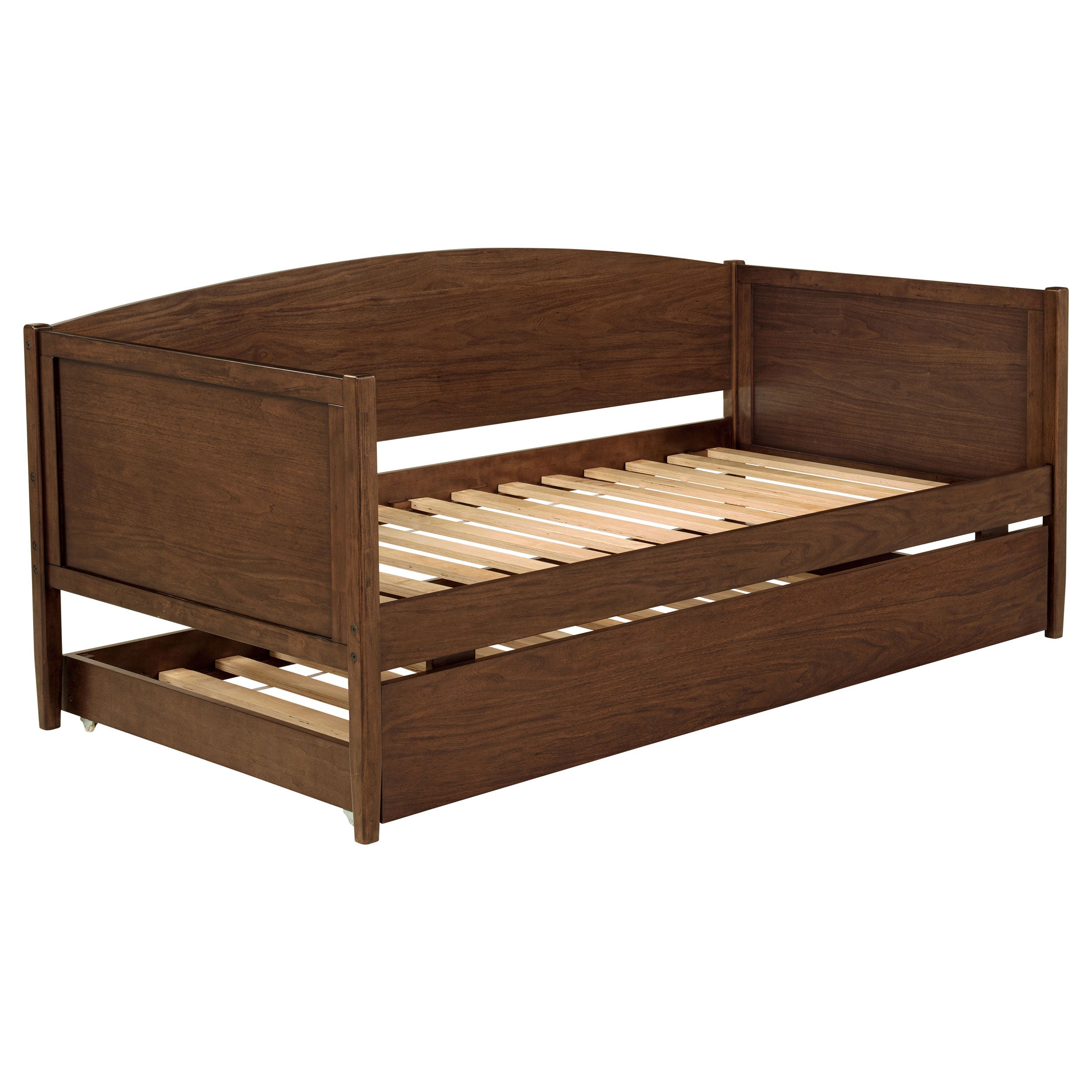 Bozeman Wood  Daybed With Trundle Medium Walnut