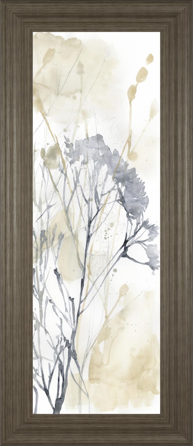 Wildflower Line Contour Ii By Jennifer Goldberger 18X42 Framed Print