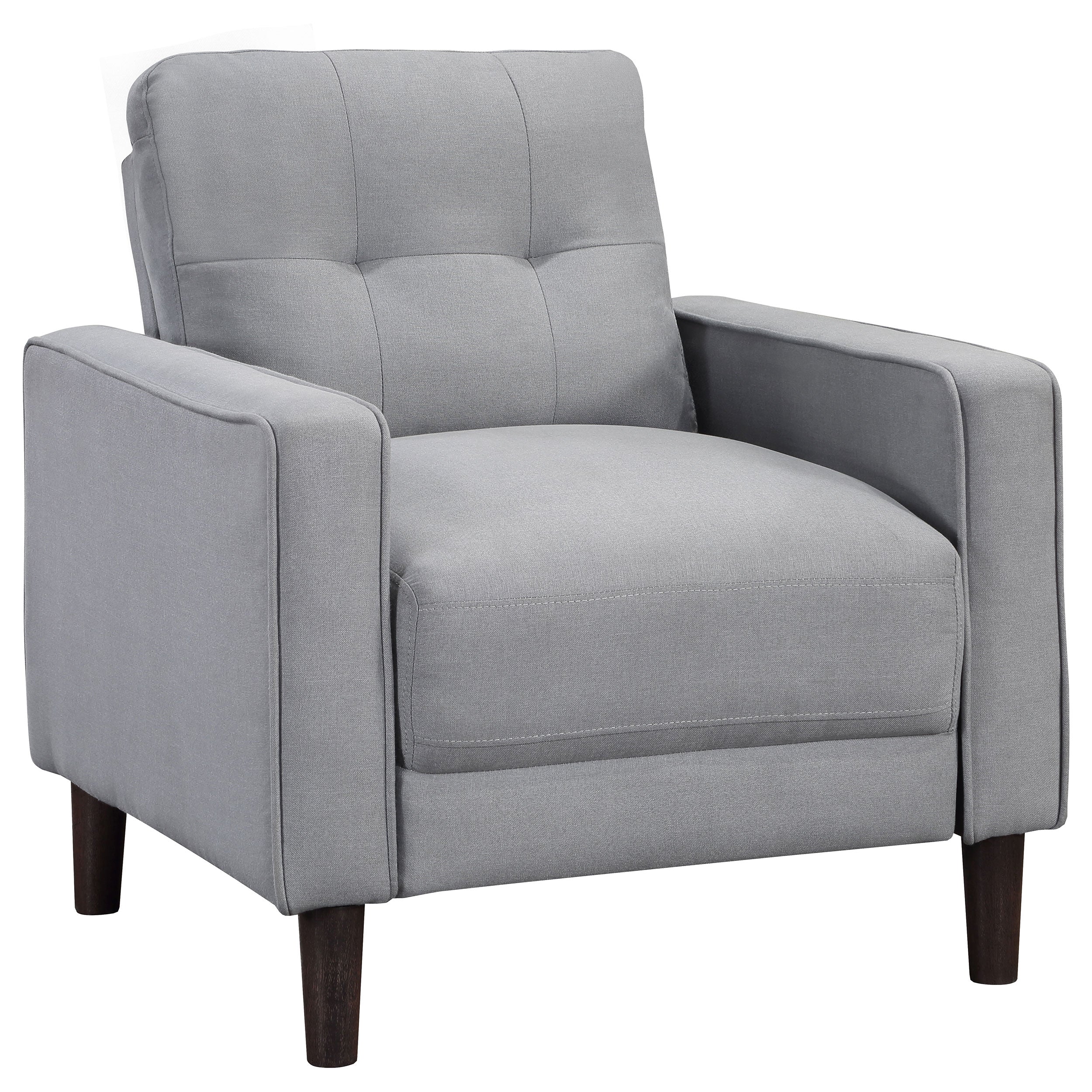 Bowen  Upholstered Track Arm Tufted Sofa Set Beige